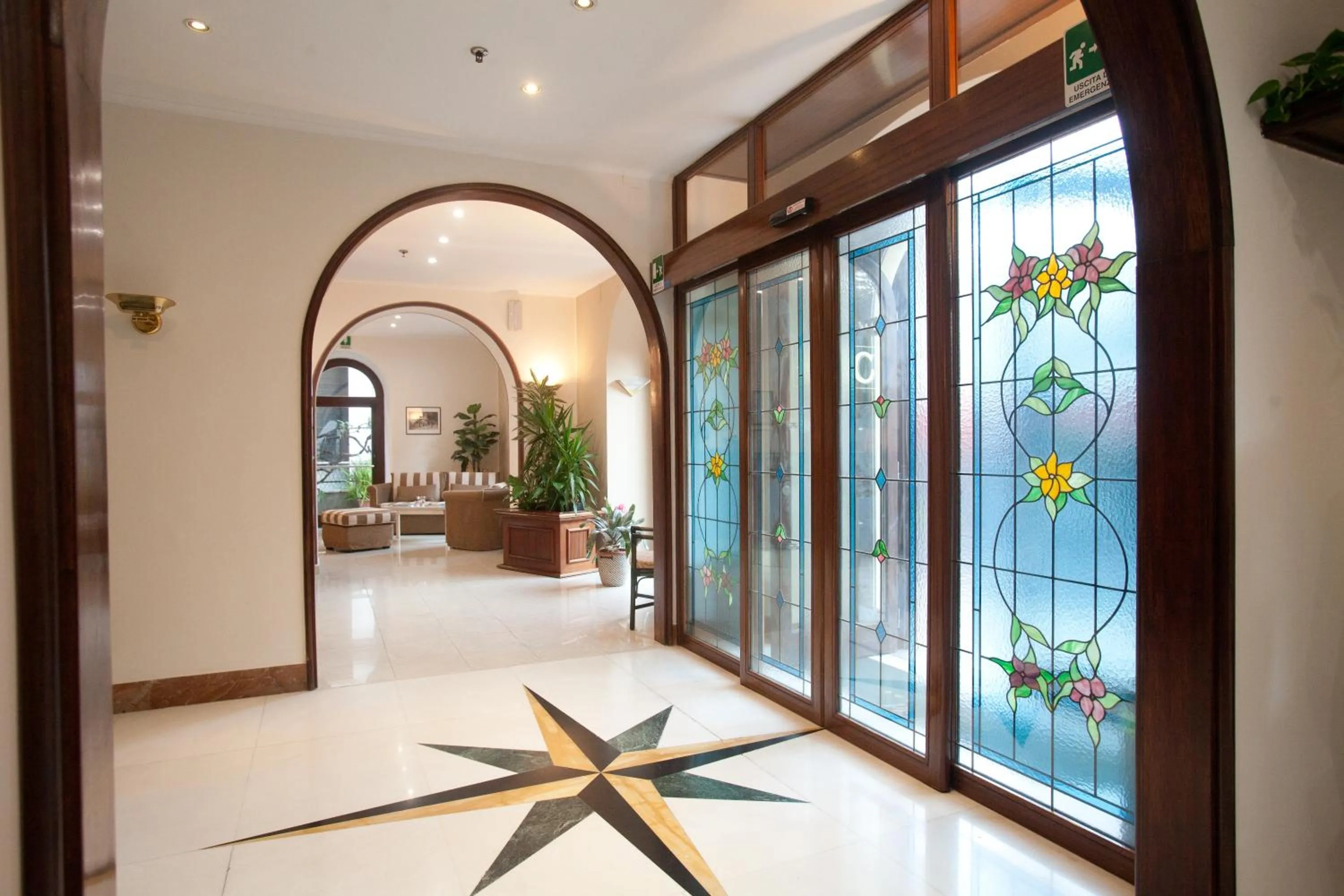 Lobby or reception in Hotel Giulio Cesare