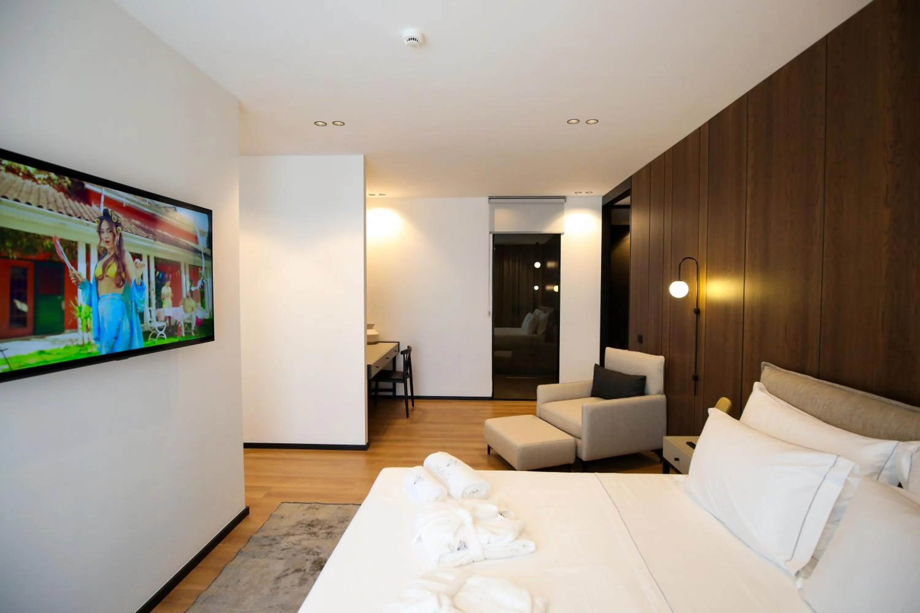 Photo of the whole room, Bed in Nobus Hotel & Spa