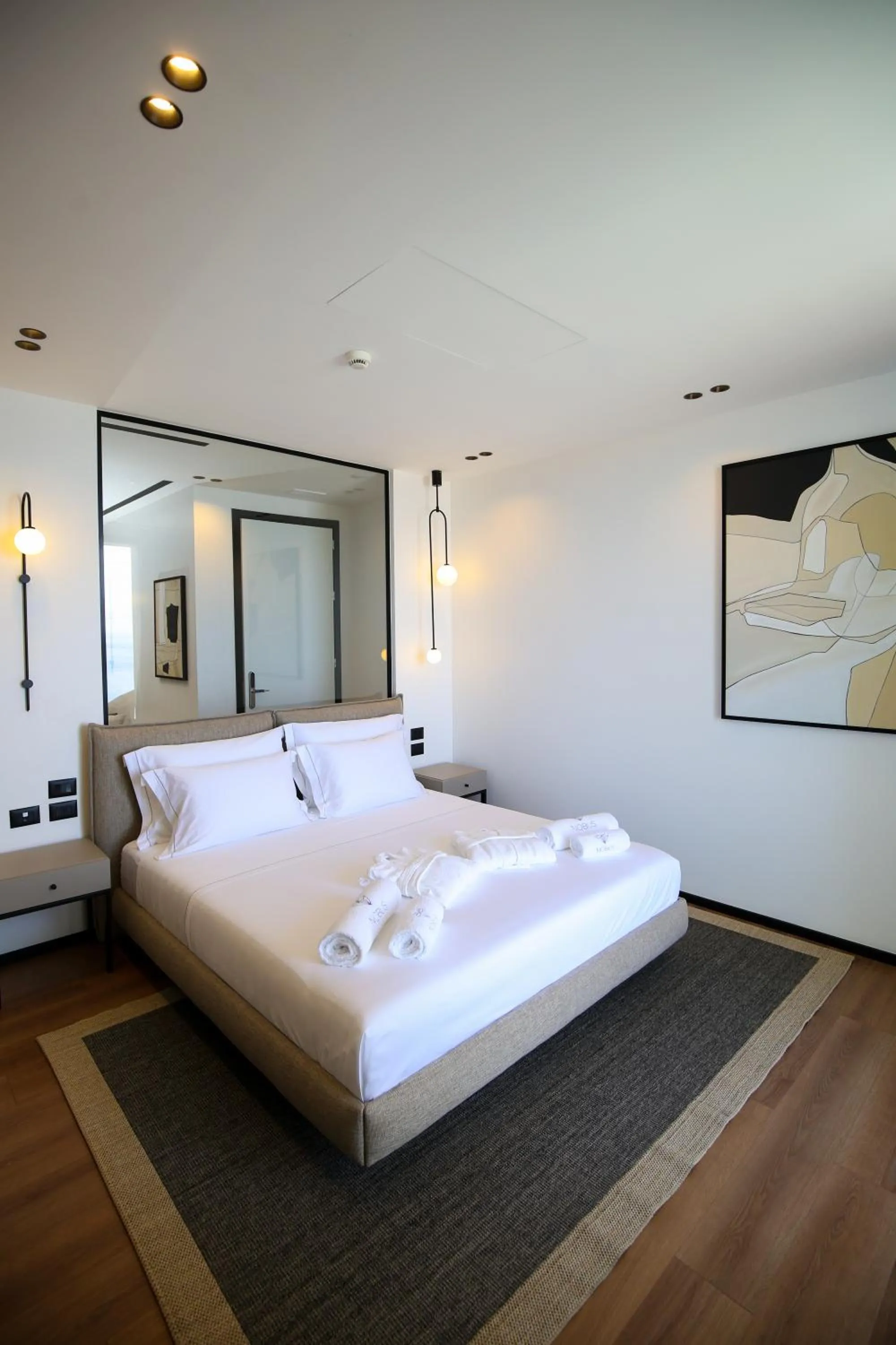 Bed in Nobus Hotel & Spa