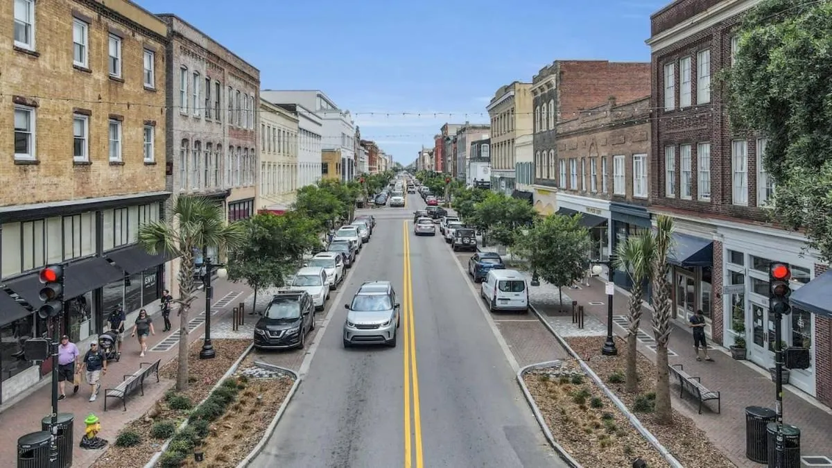 The Georgia Peach -near Plant Riverside & downtown
