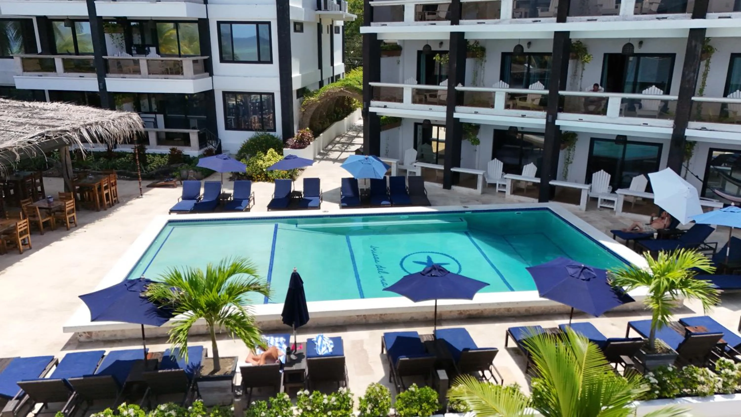 Swimming pool in Brisas Del Mar Beach + Dive Resort