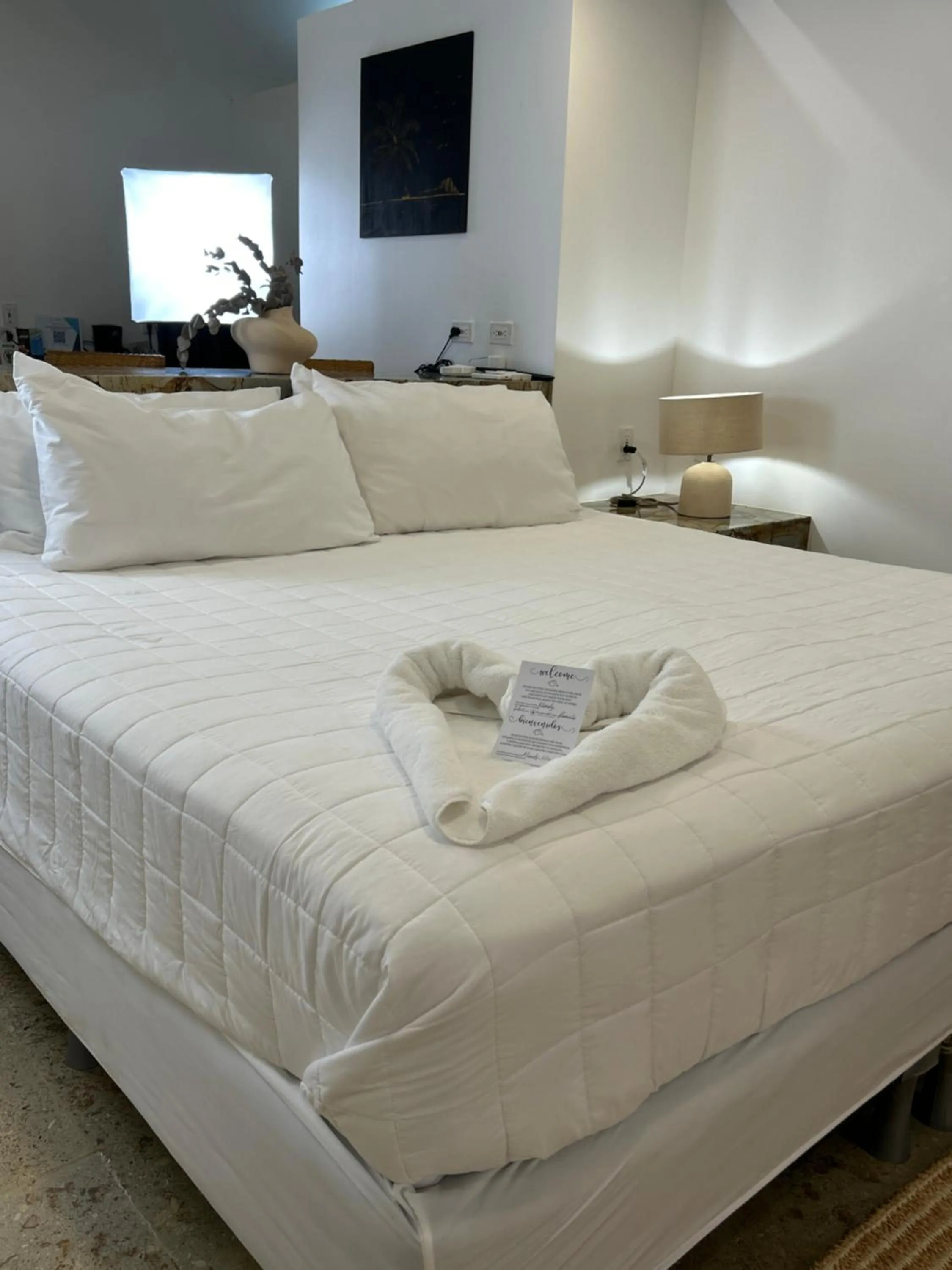 Bed in Brisas Del Mar Beach + Dive Resort