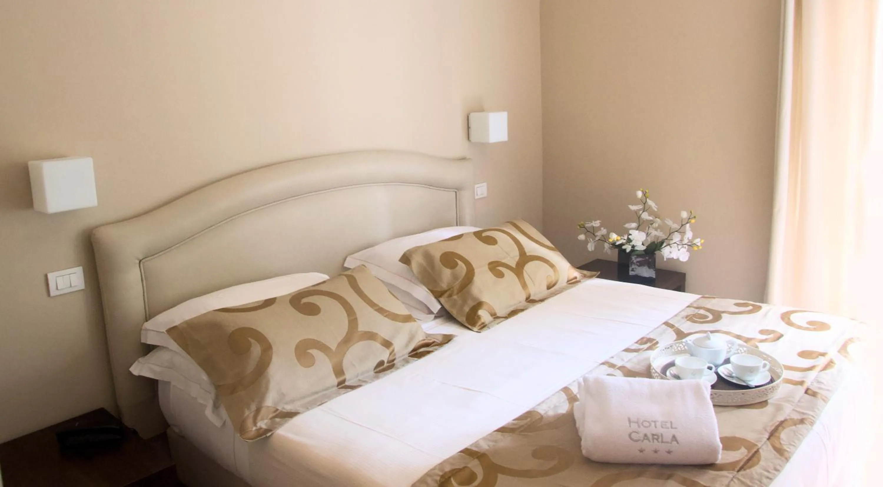 Bedroom, Bed in Hotel Carla