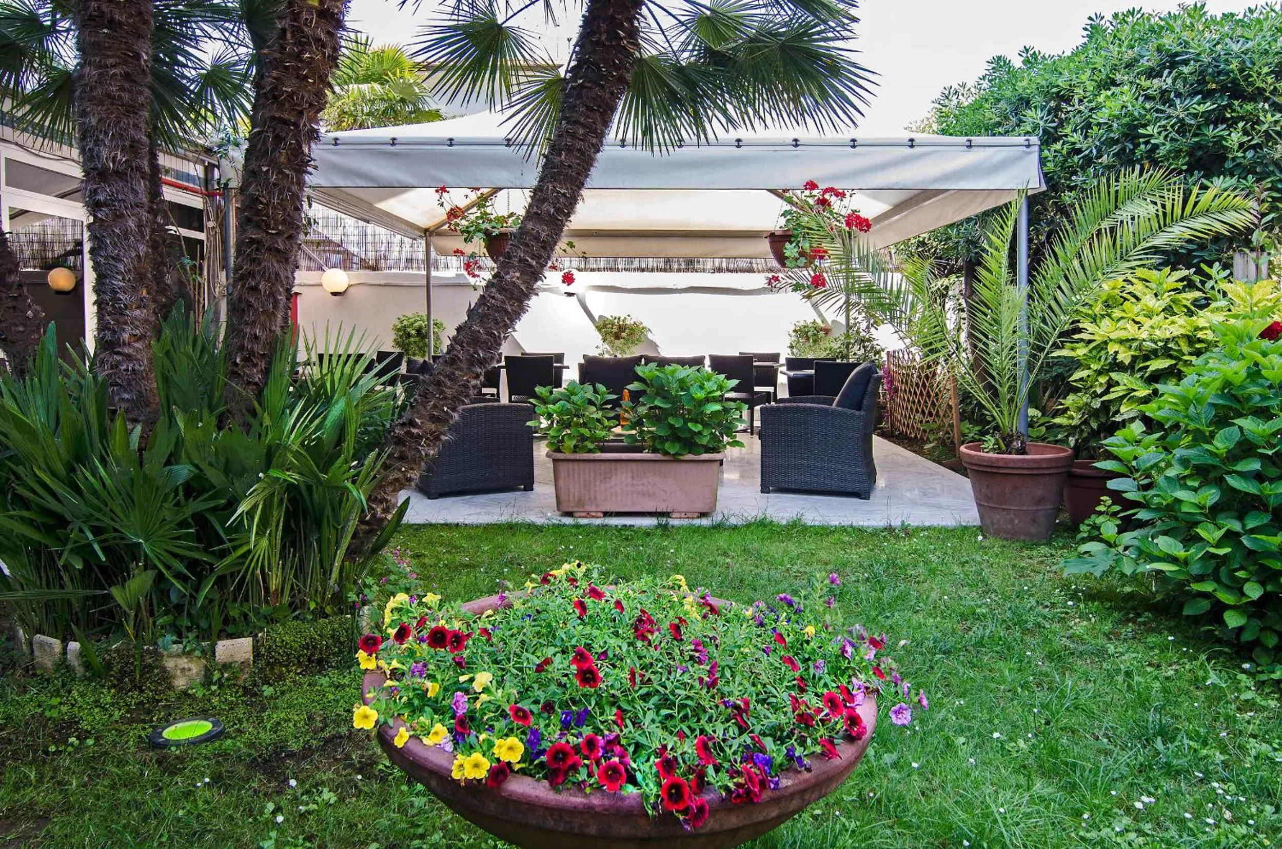 Garden in Hotel Scandinavia