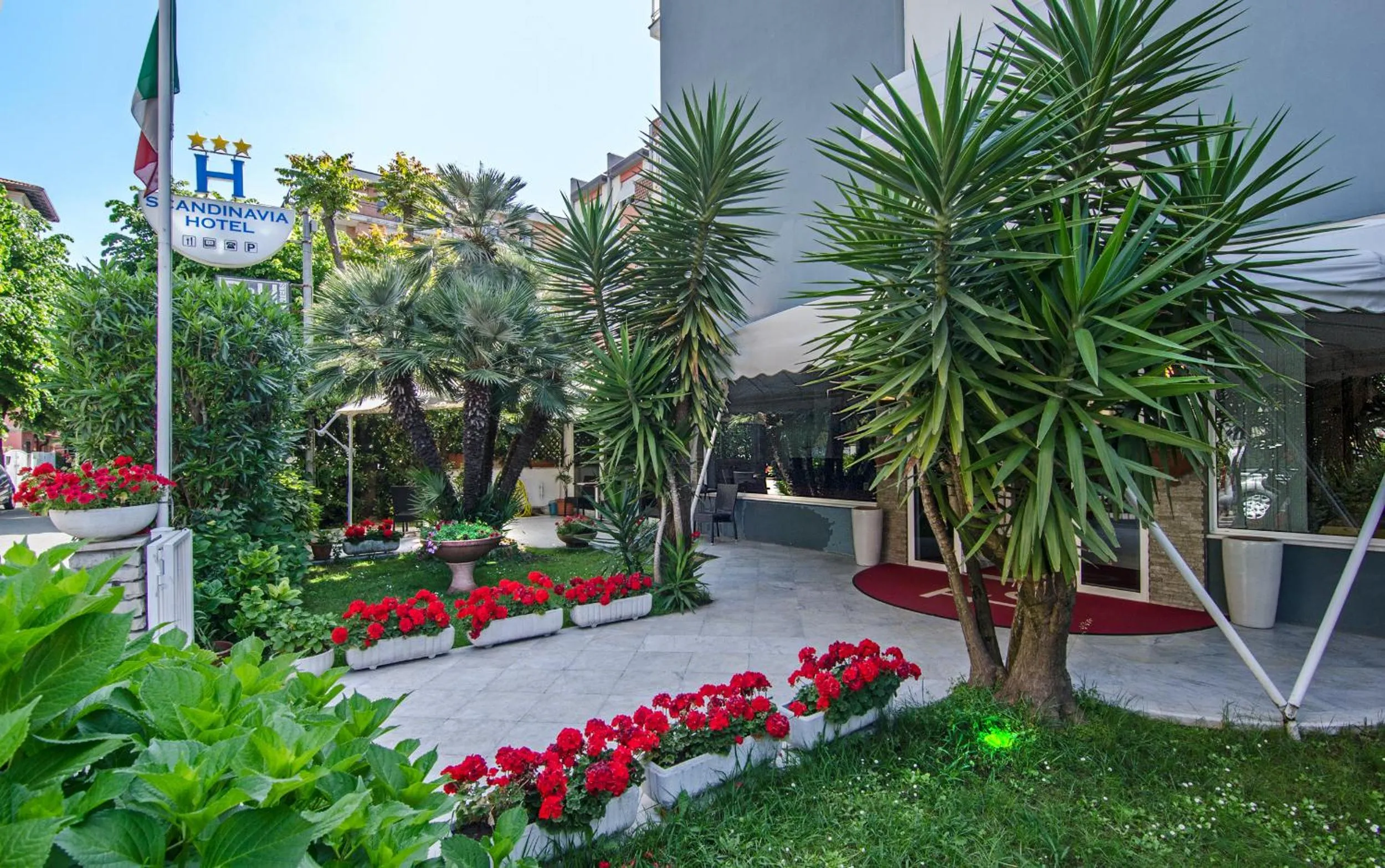 Garden in Hotel Scandinavia