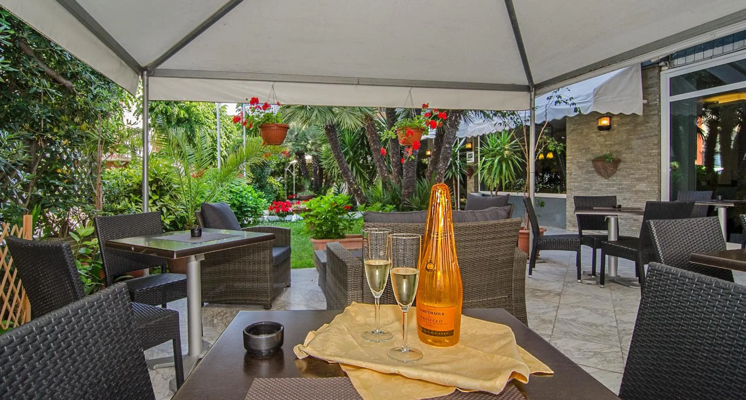 Garden in Hotel Scandinavia