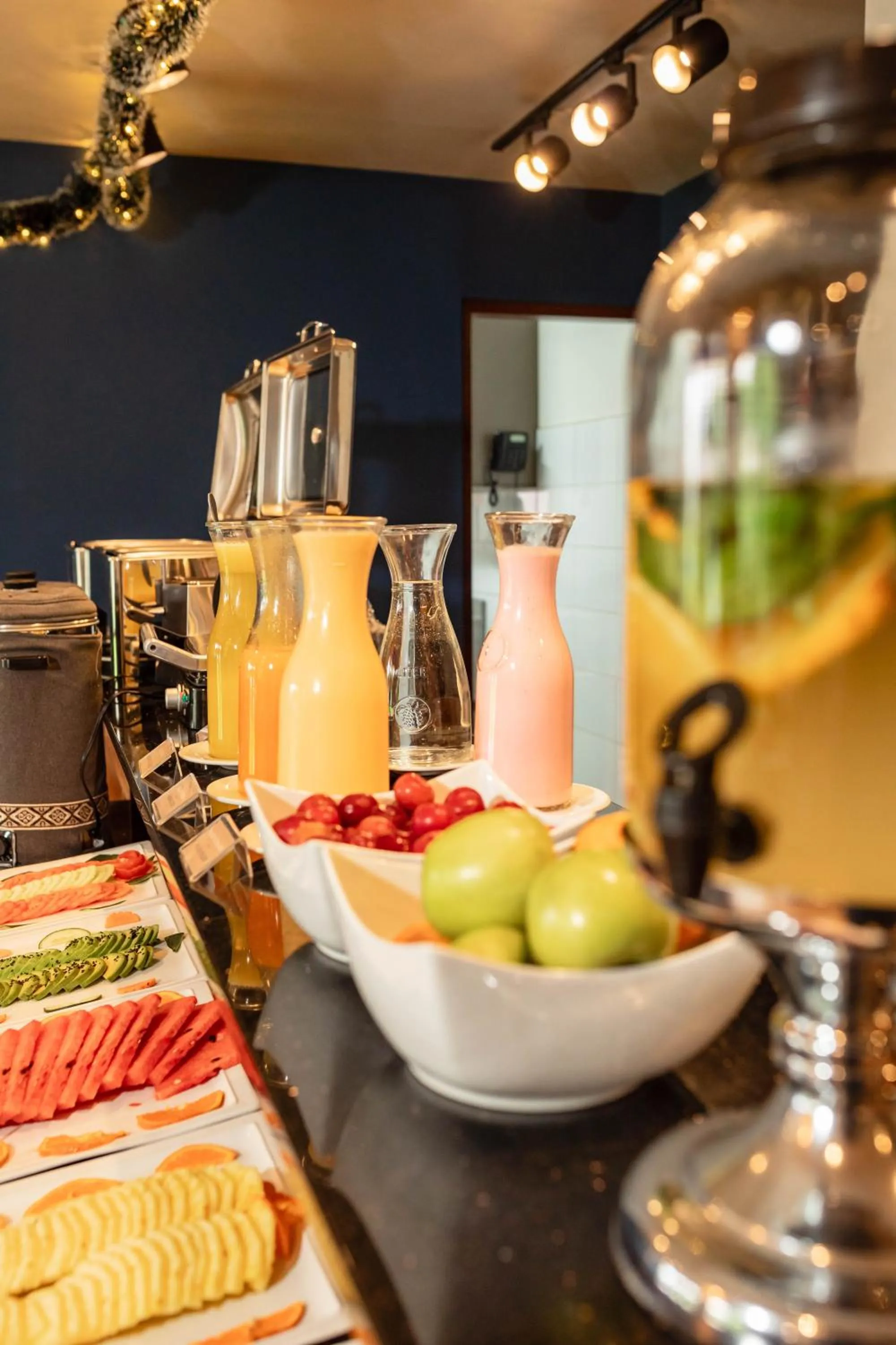 Buffet breakfast in Saska Boutique Hotel