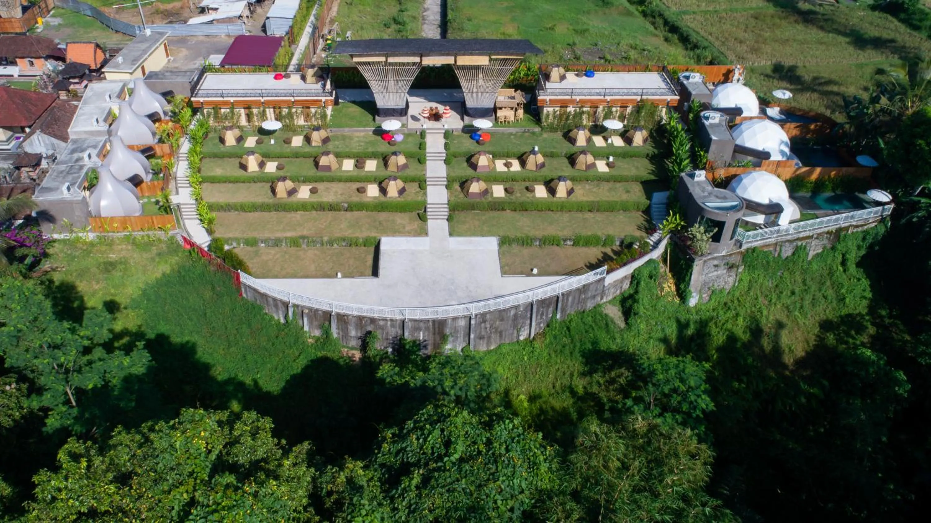 Property building in Triyana Resort and Glamping