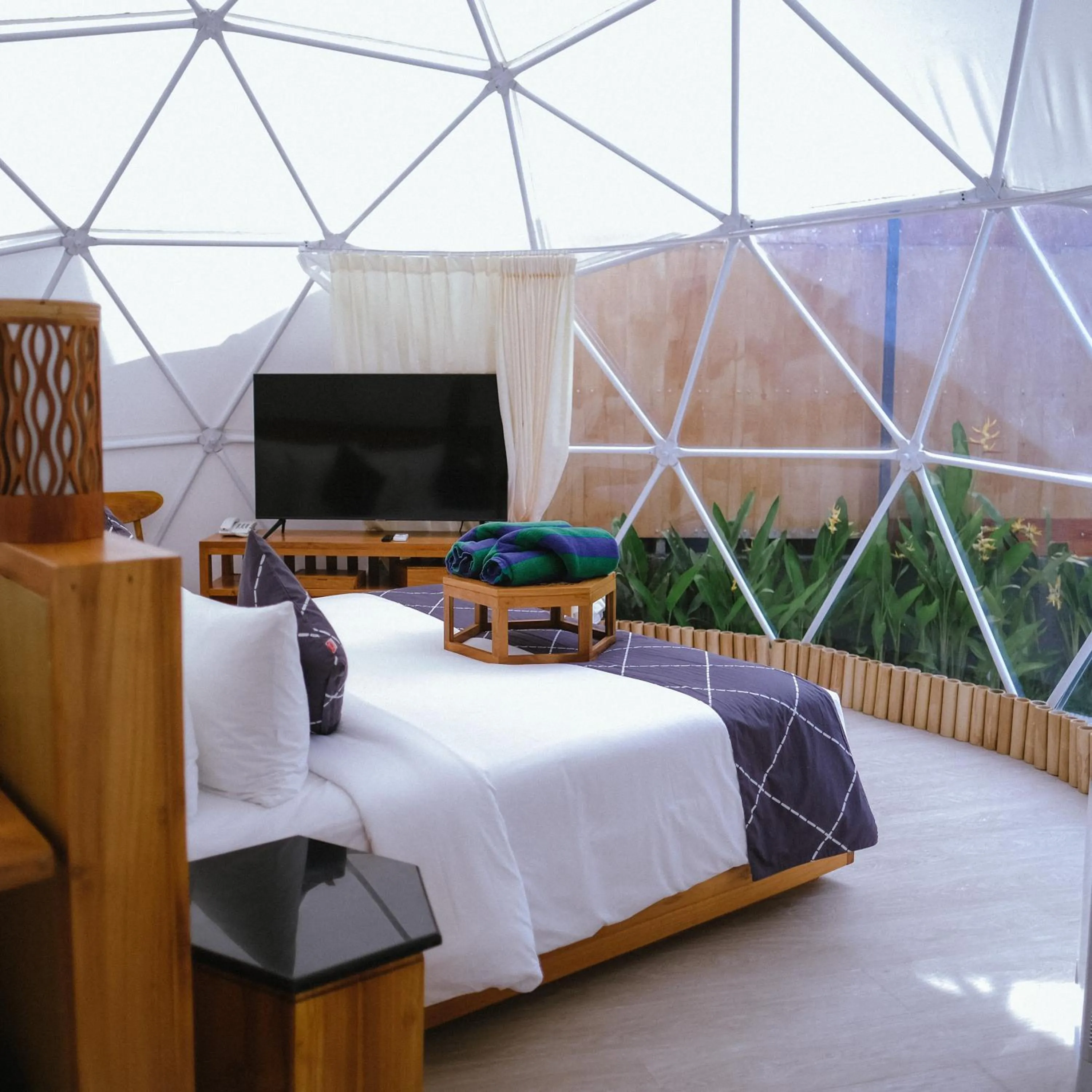 Property building, Bed in Triyana Resort and Glamping