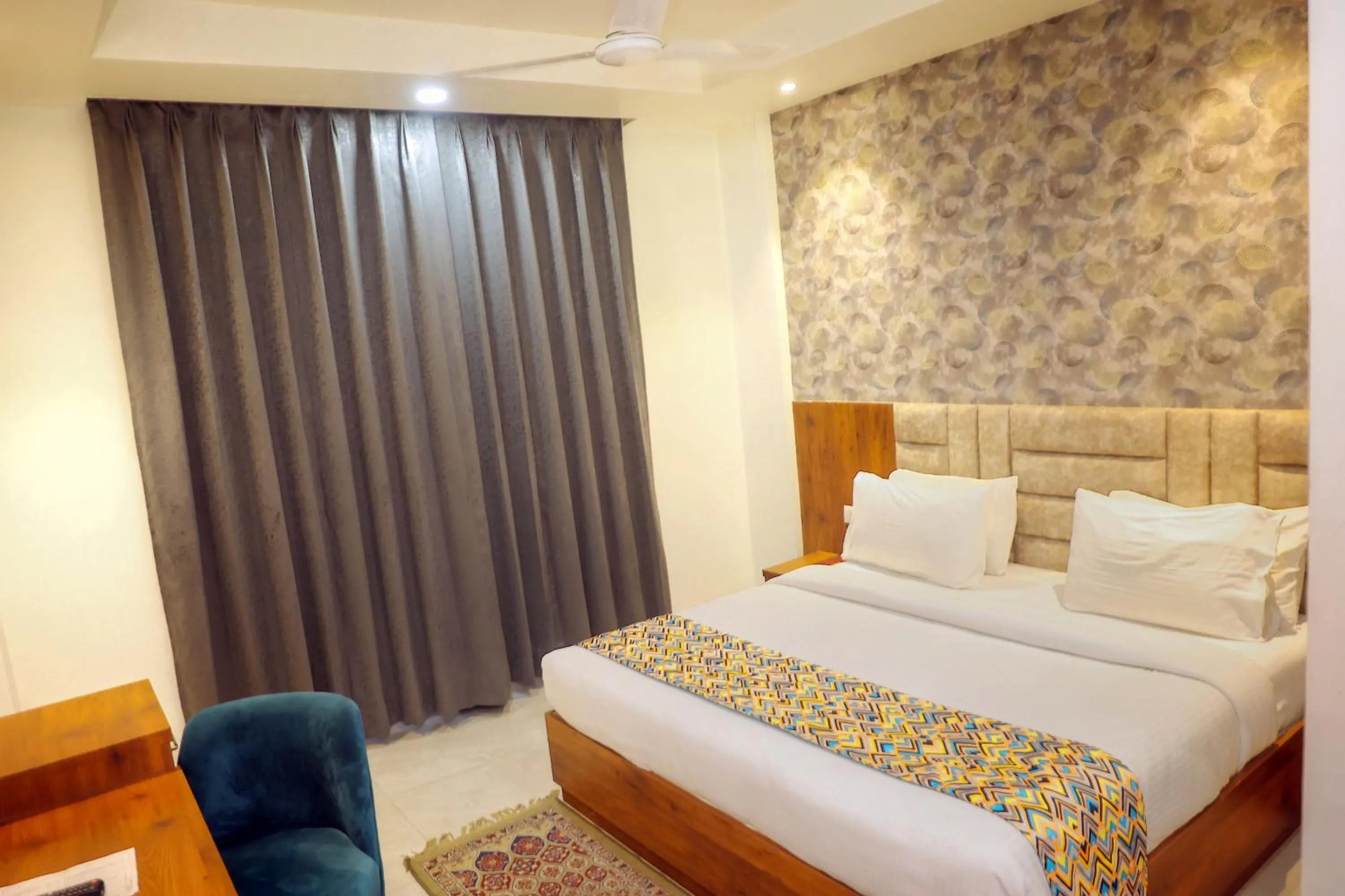 Bed in Hotel Marine House