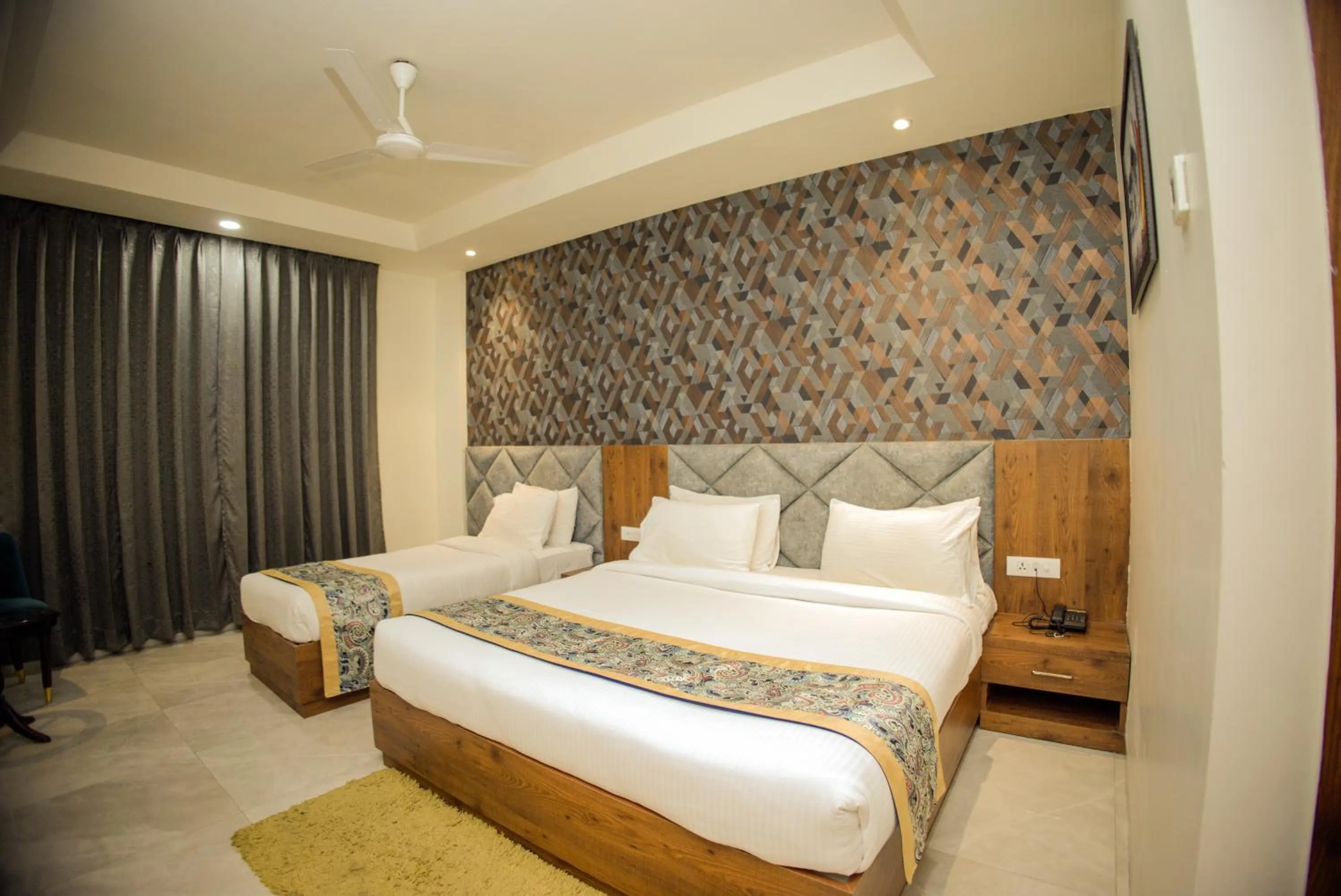 Bed in Hotel Marine House