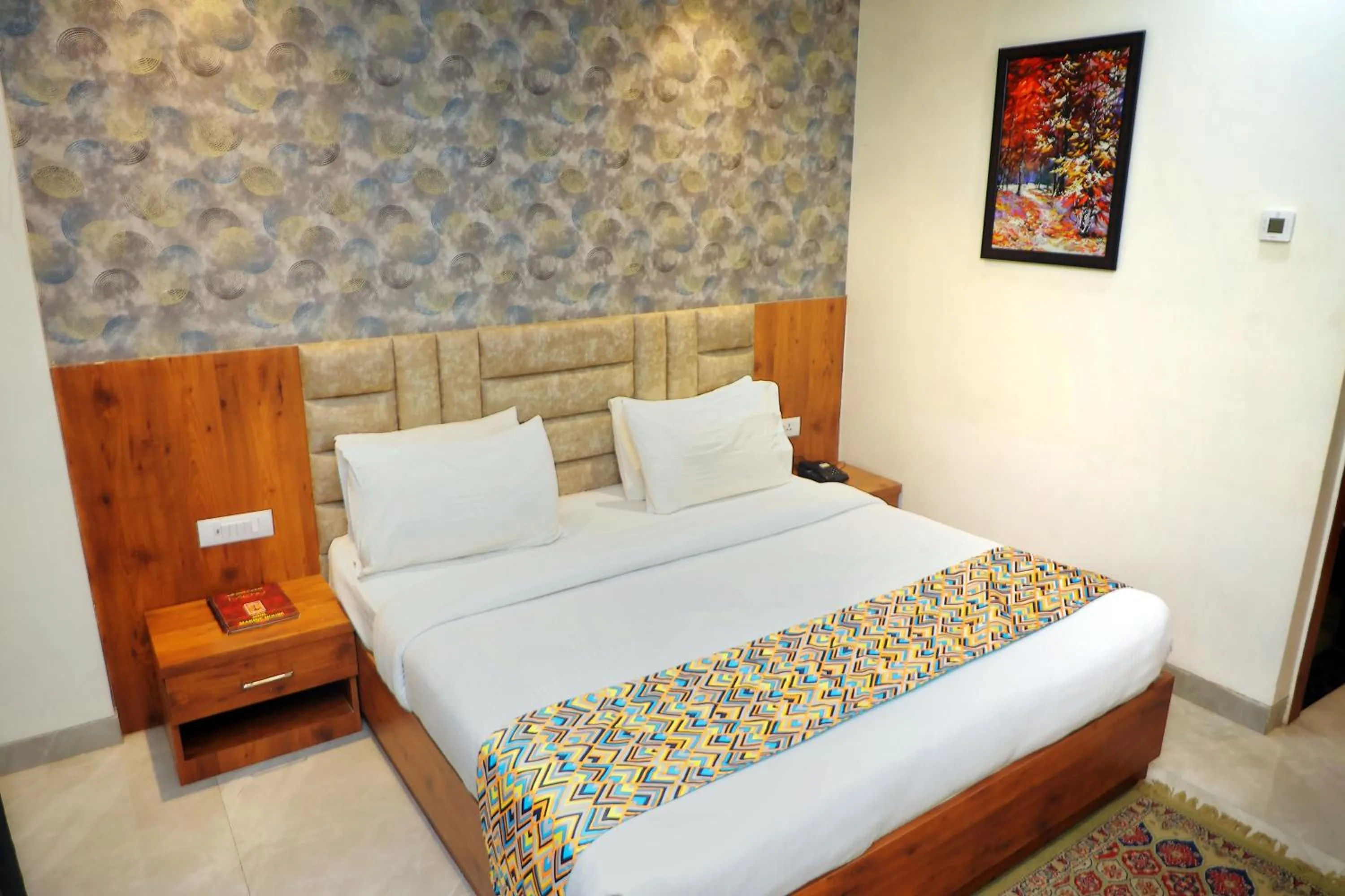 Bed in Hotel Marine House