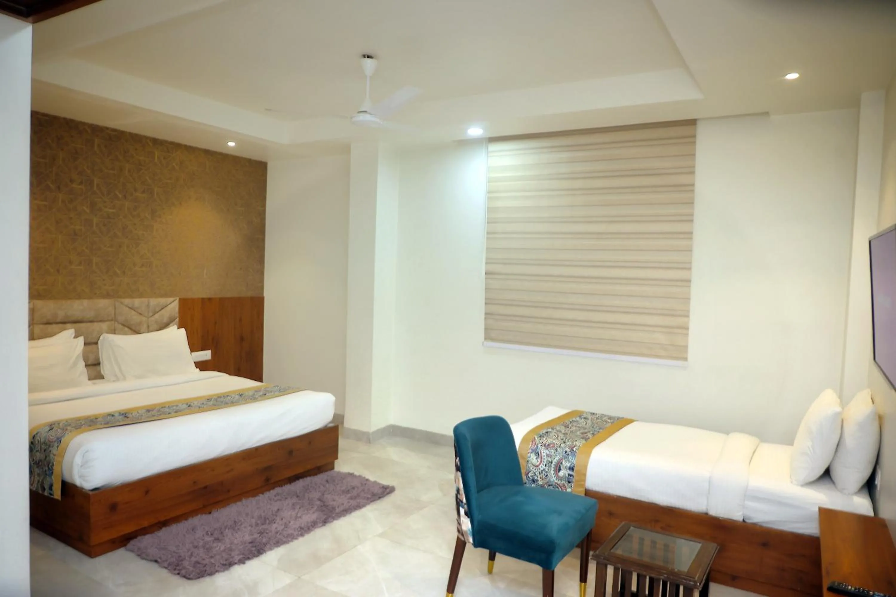 Bed in Hotel Marine House