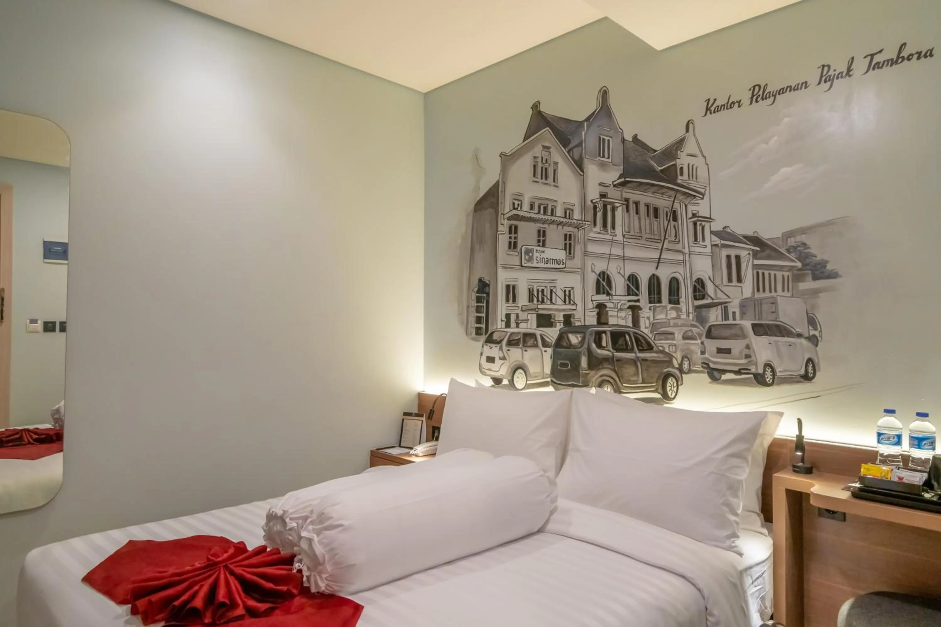 Bed in Azana Style Hotel Bandara Jakarta