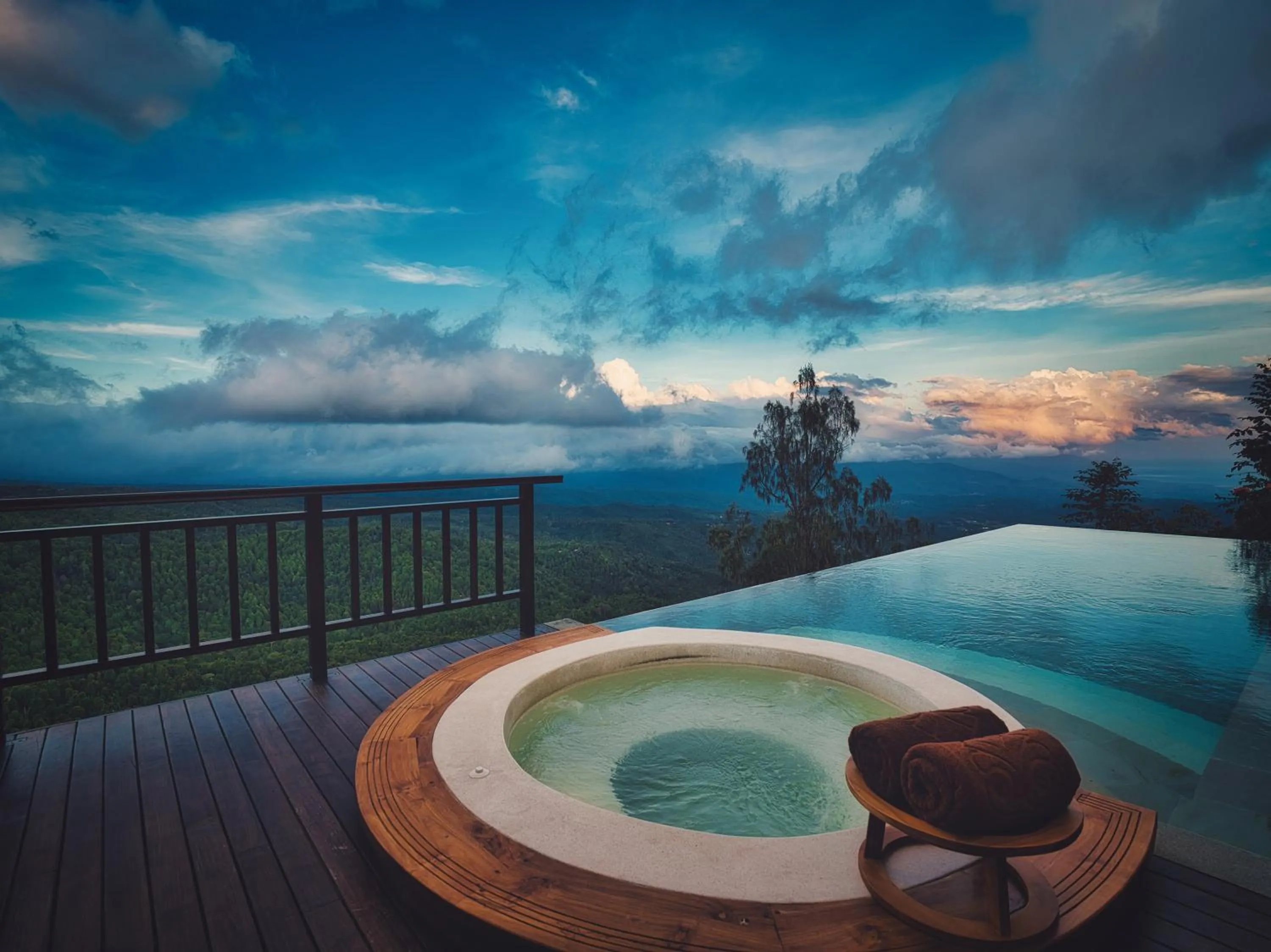 Pool view in Elevate Bali