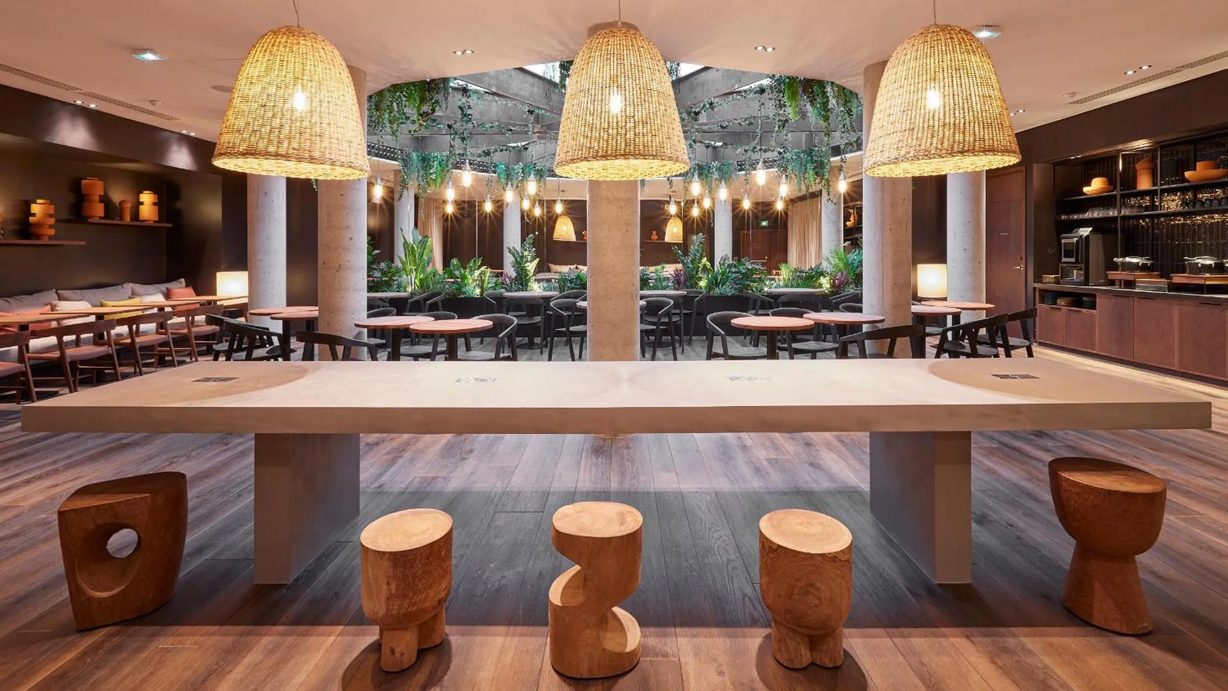 Living room in Le Bellune Paris