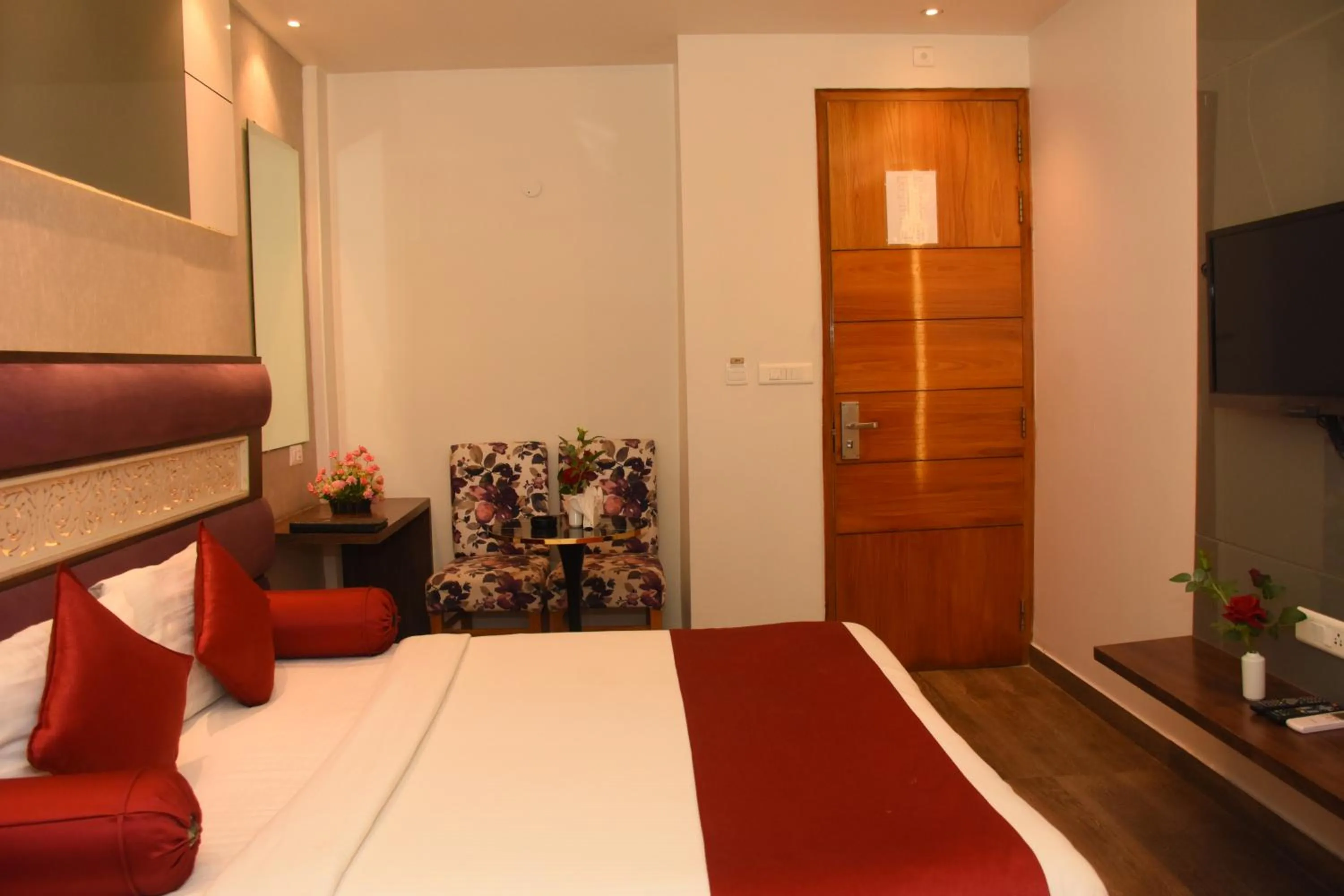 Bed in Hotel Gurveer Royal