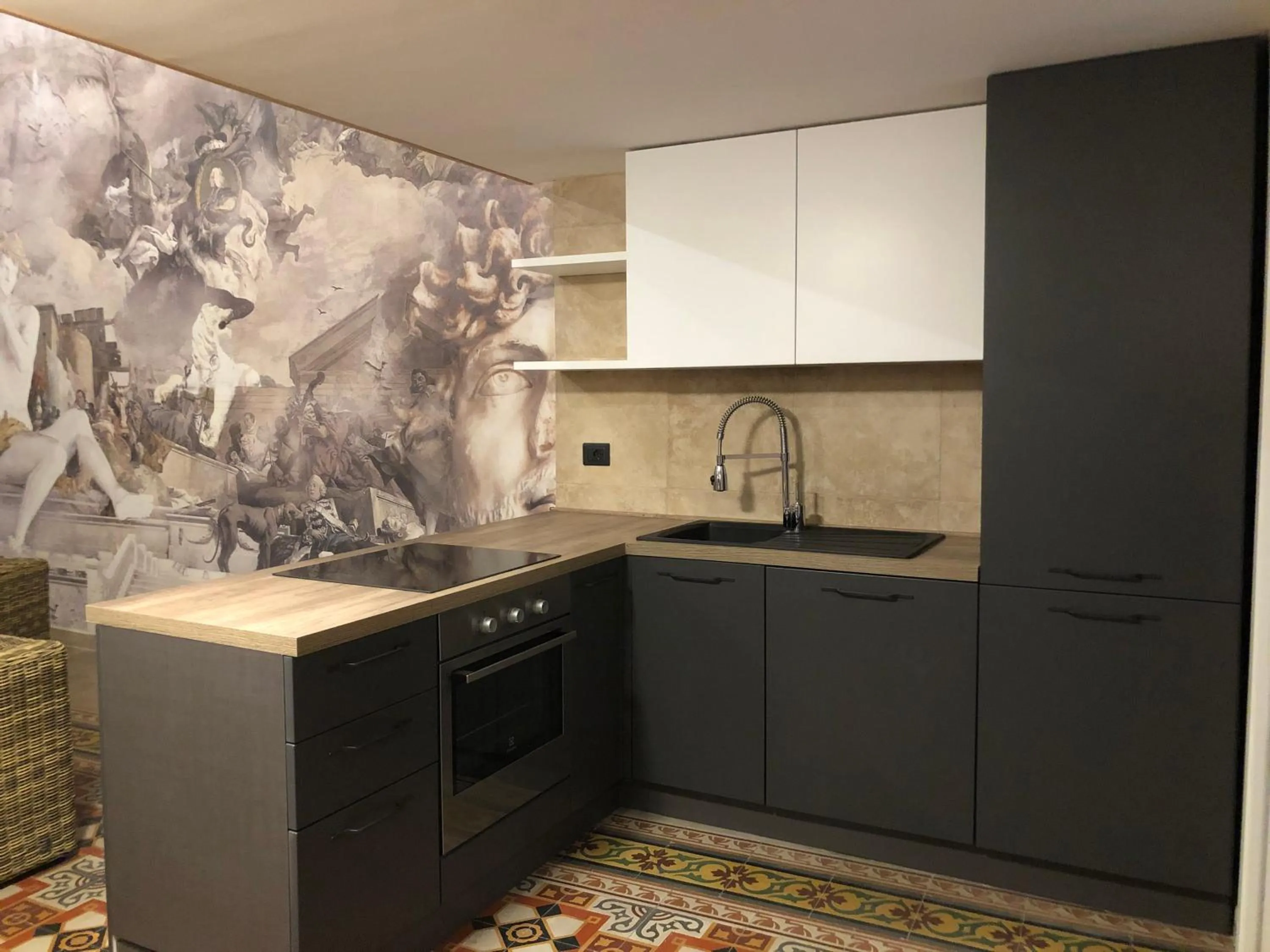 kitchen in Residenze Romano Ristorante & Spa - albergo diffuso - RED