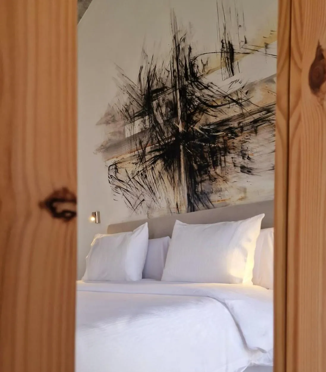 Decorative detail, Bed in OPUNTIA Hotel Boutique