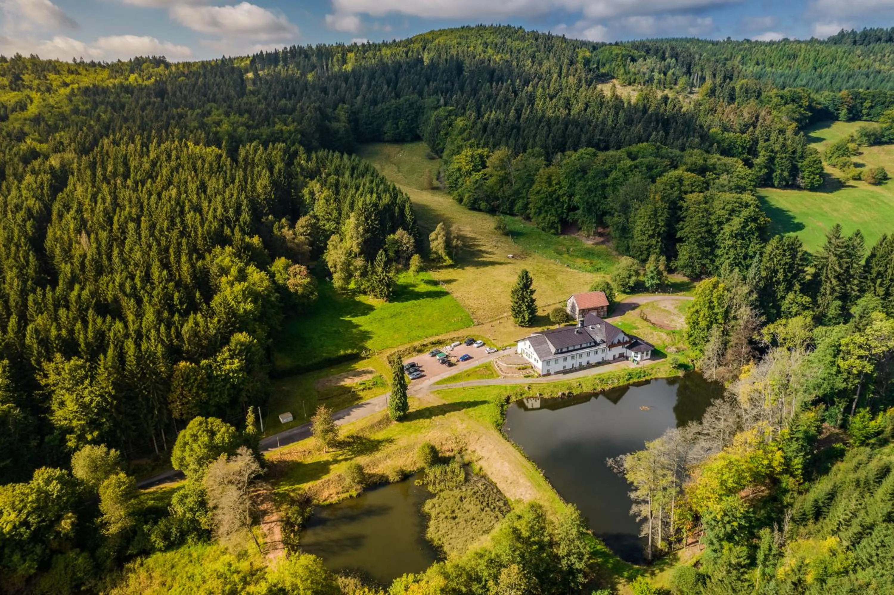 Natural landscape in Waldschlösschen Brotterode