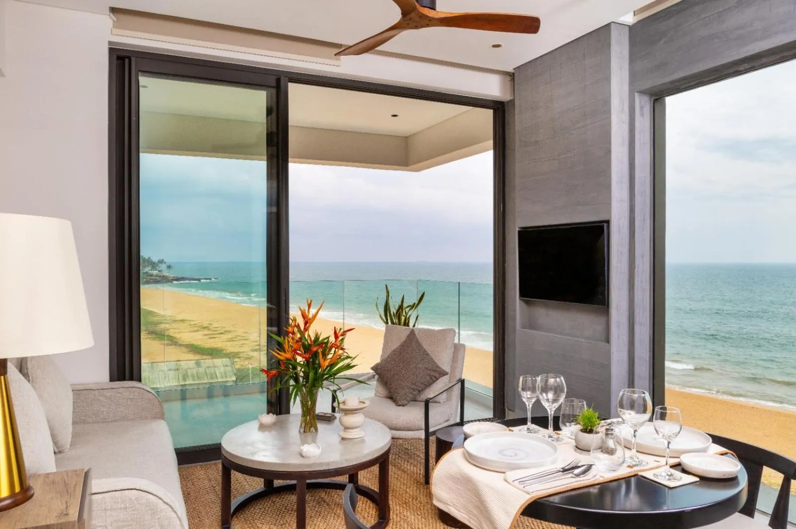 Living room in Crystal Sands Hikkaduwa