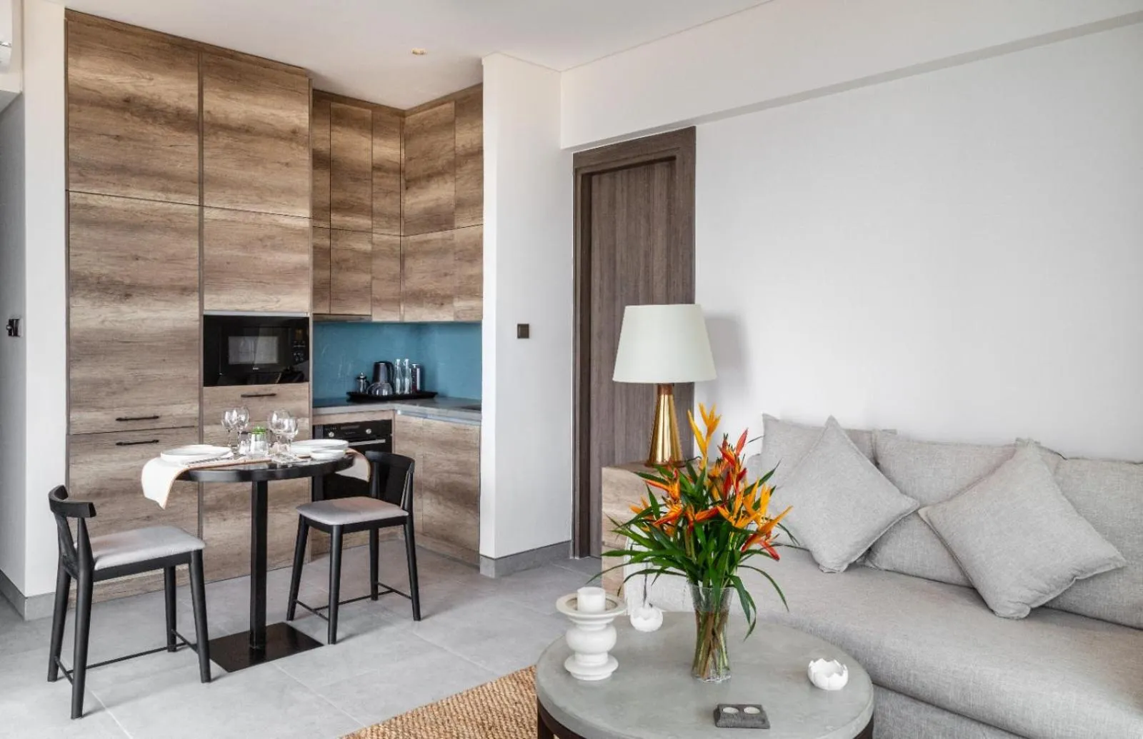 Seating area in Crystal Sands Hikkaduwa