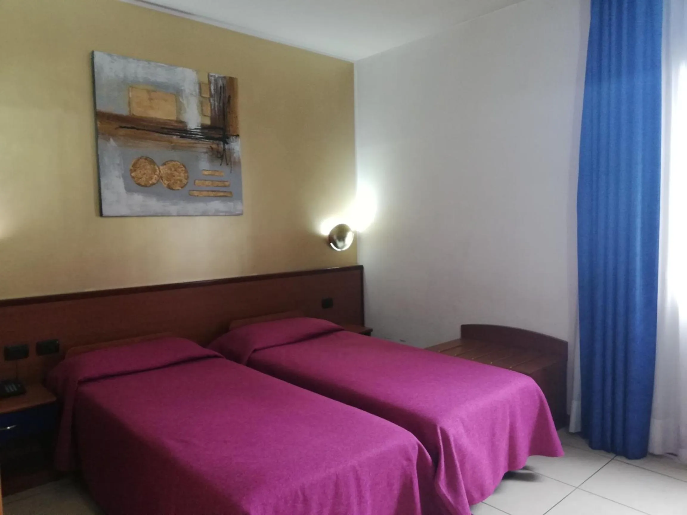 Bed in Ahr Hotel Villa Alighieri