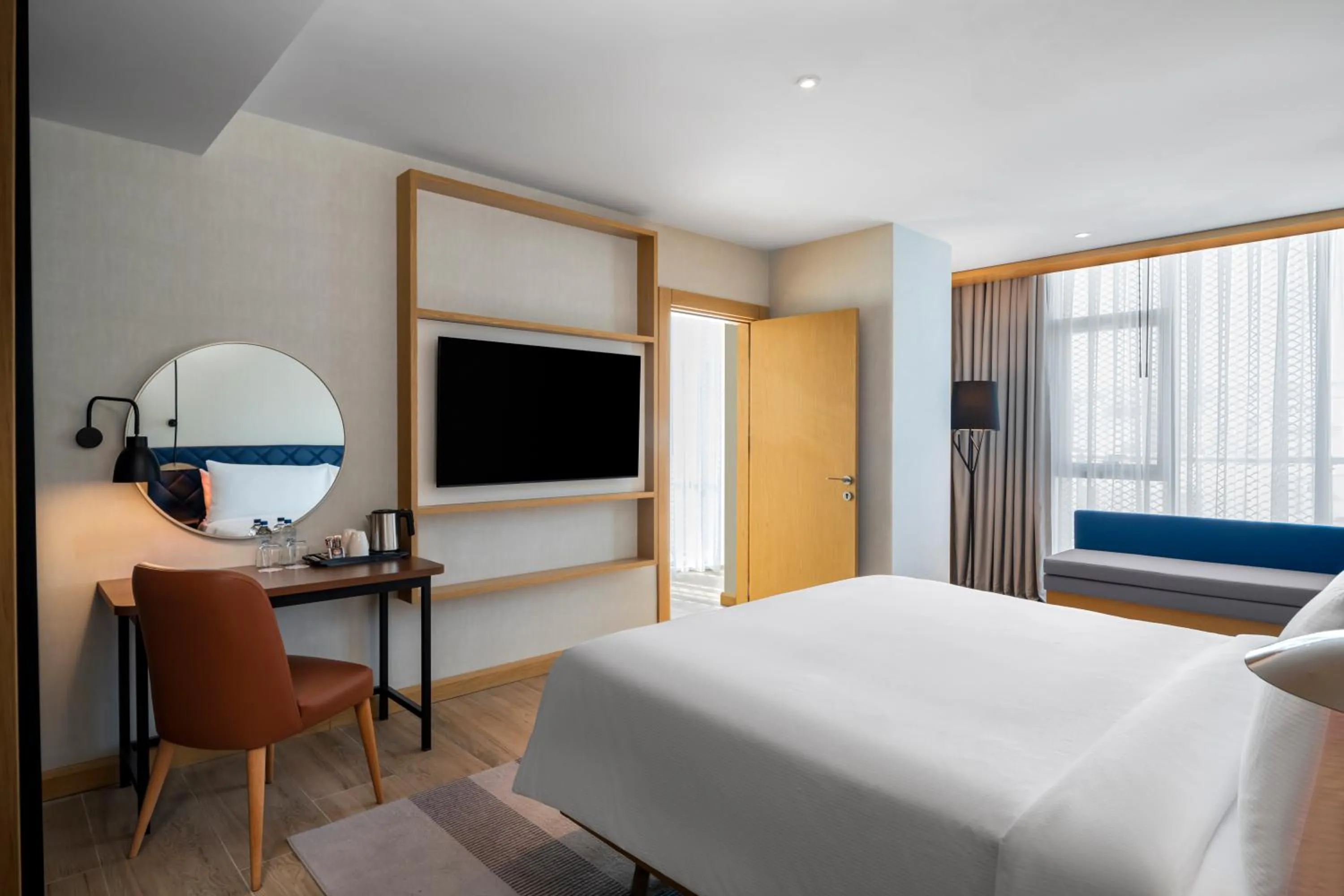 TV and multimedia, Bed in Hilton Garden Inn Balikesir