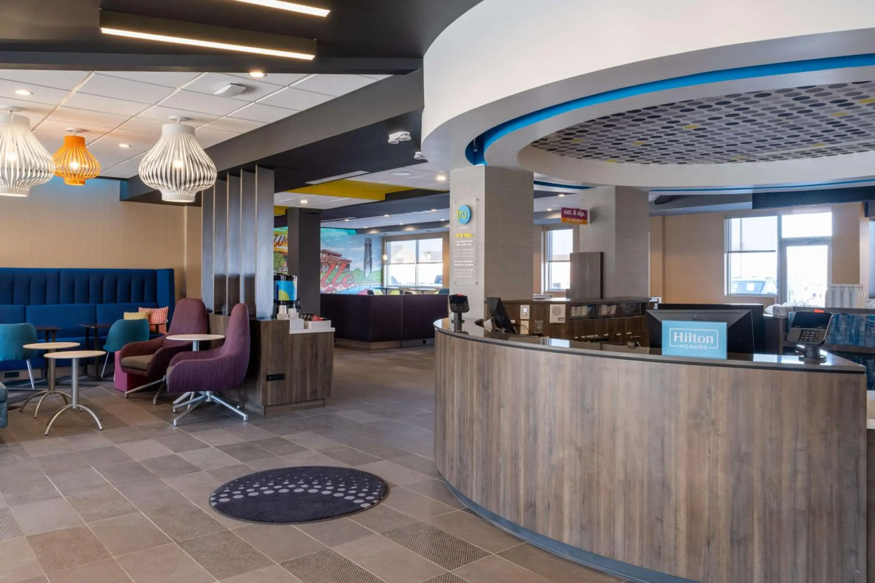 Lobby or reception in Tru By Hilton Naperville Chicago Lobby or reception in Tru By Hilton Naperville Chicago