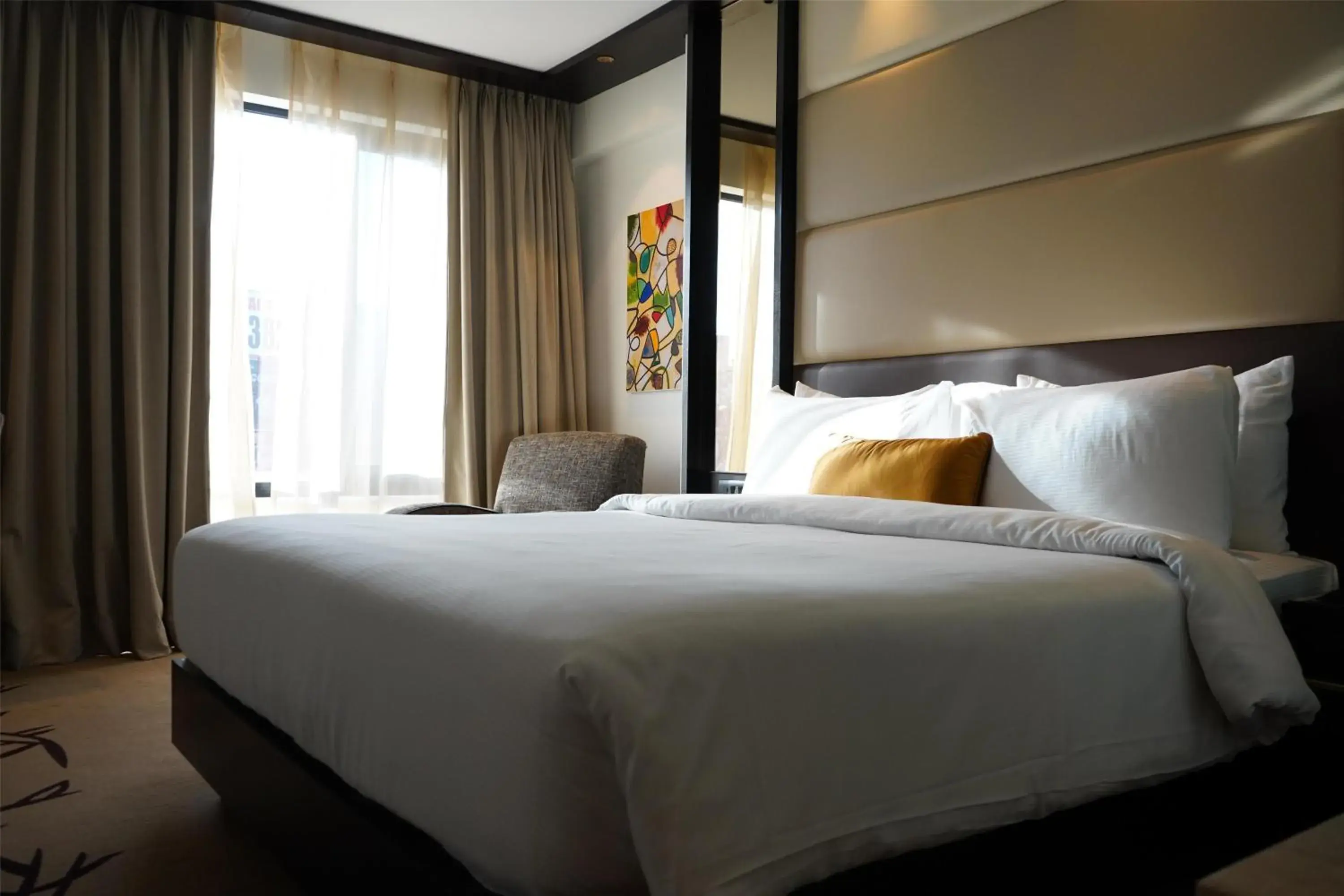 Bed in Hilton Garden Inn Pune Hinjawadi Bed in Hilton Garden Inn Pune Hinjawadi