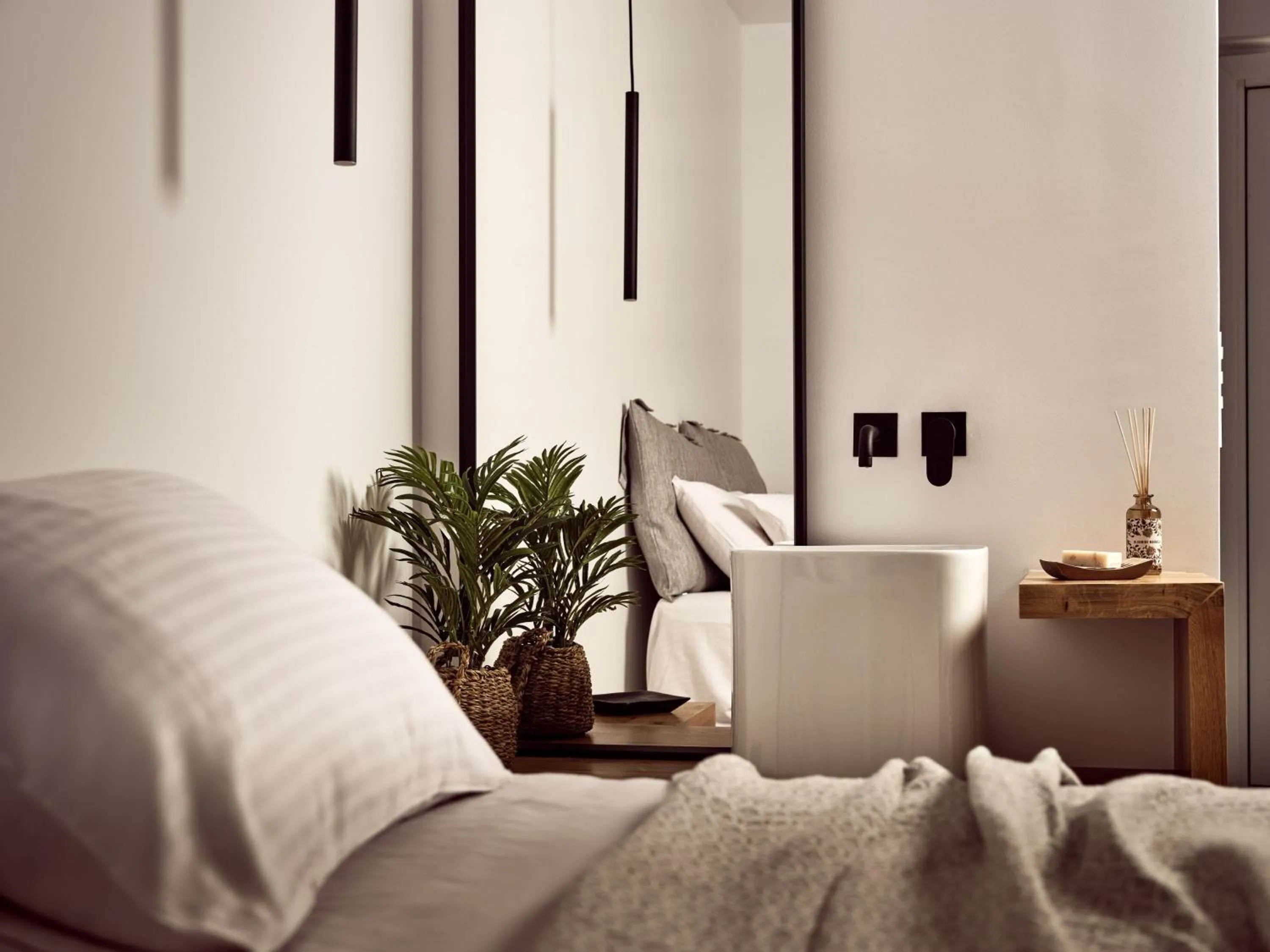 Bedroom, Bed in Sanpiero Island