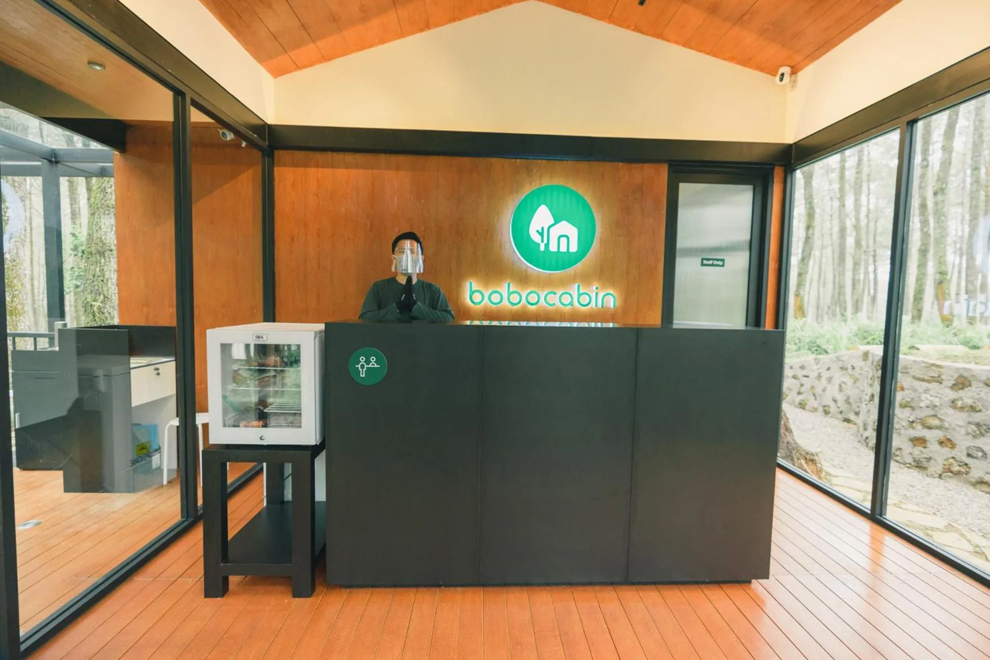 Lobby or reception in Bobocabin Cikole, Bandung