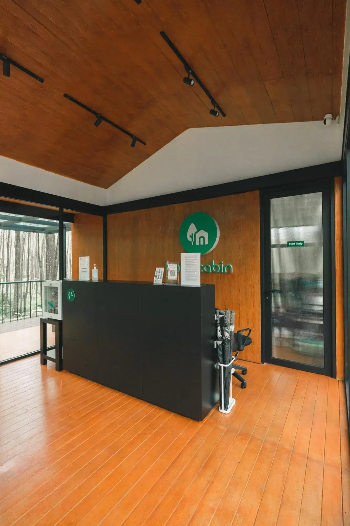 Lobby or reception in Bobocabin Cikole, Bandung Lobby or reception in Bobocabin Cikole, Bandung