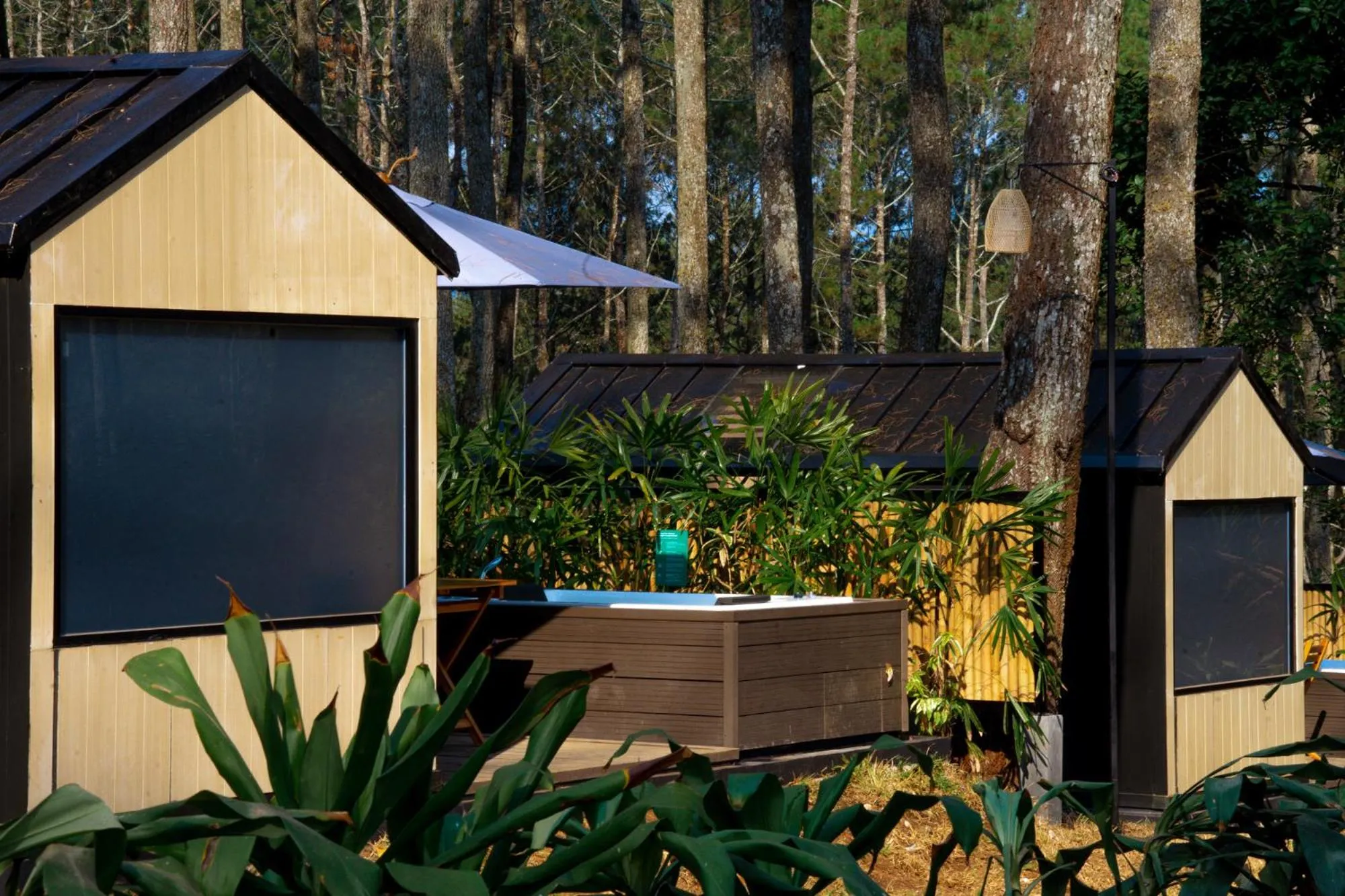 Hot Tub in Bobocabin Cikole, Bandung