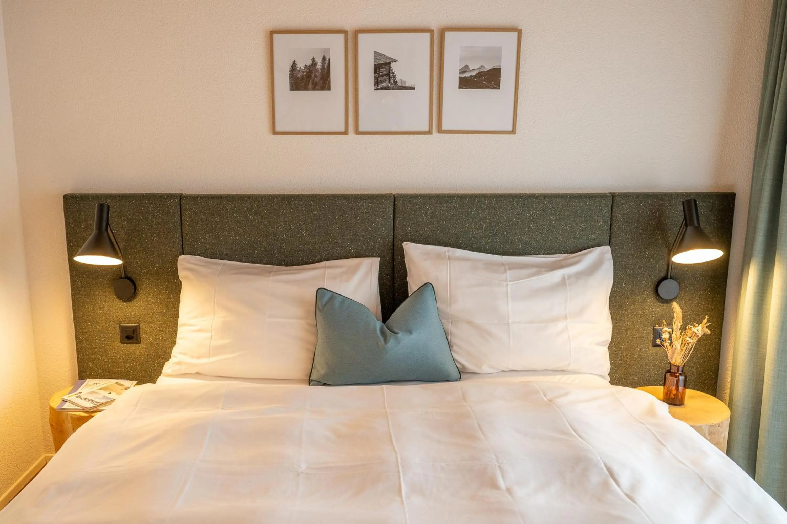 Bed in Flem Mountain Lodge