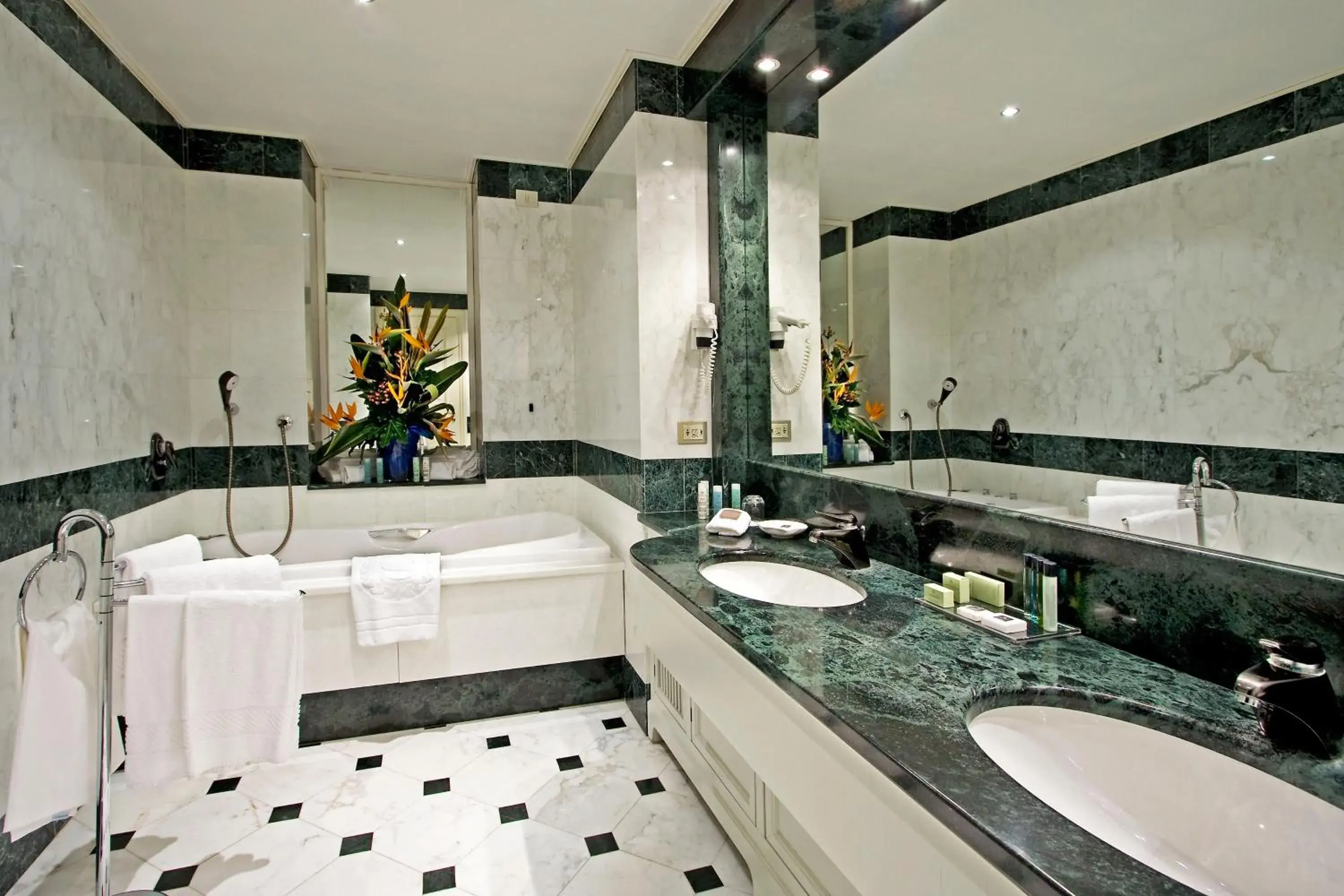 Bathroom in Tower Genova Airport - Hotel & Conference Center Bathroom in Tower Genova Airport - Hotel & Conference Center