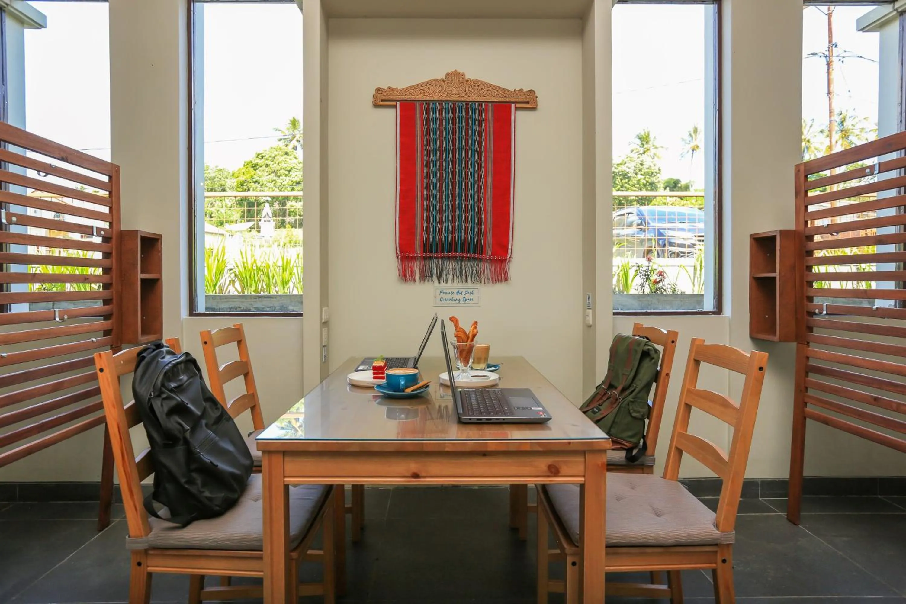 Seating area in Damar Toba