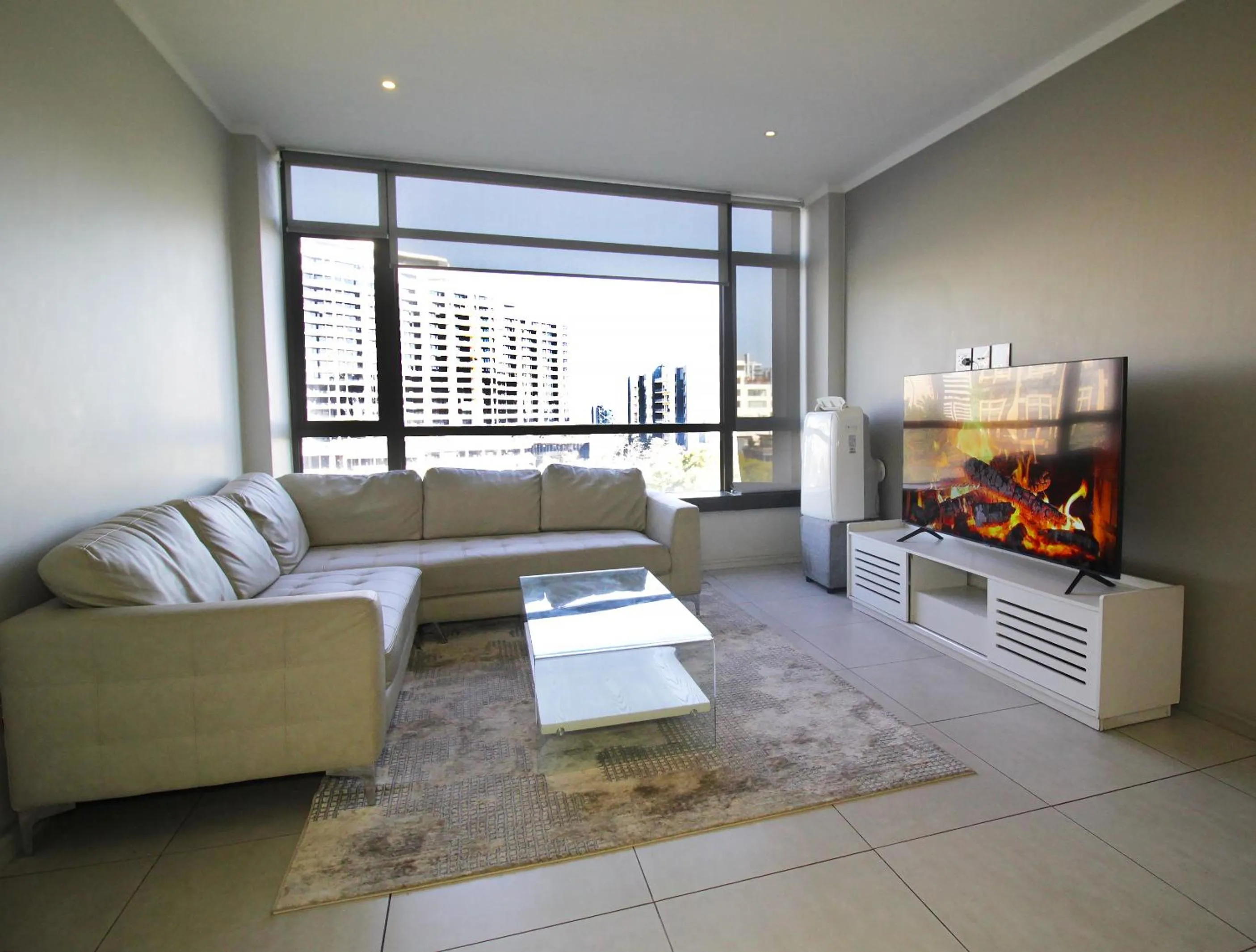 Living room in Sandton Smart Apartment Ten