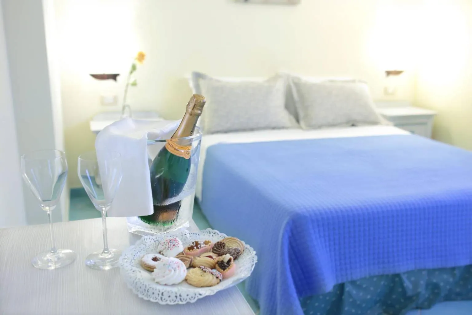 Bed in Hotel Sa Pedra