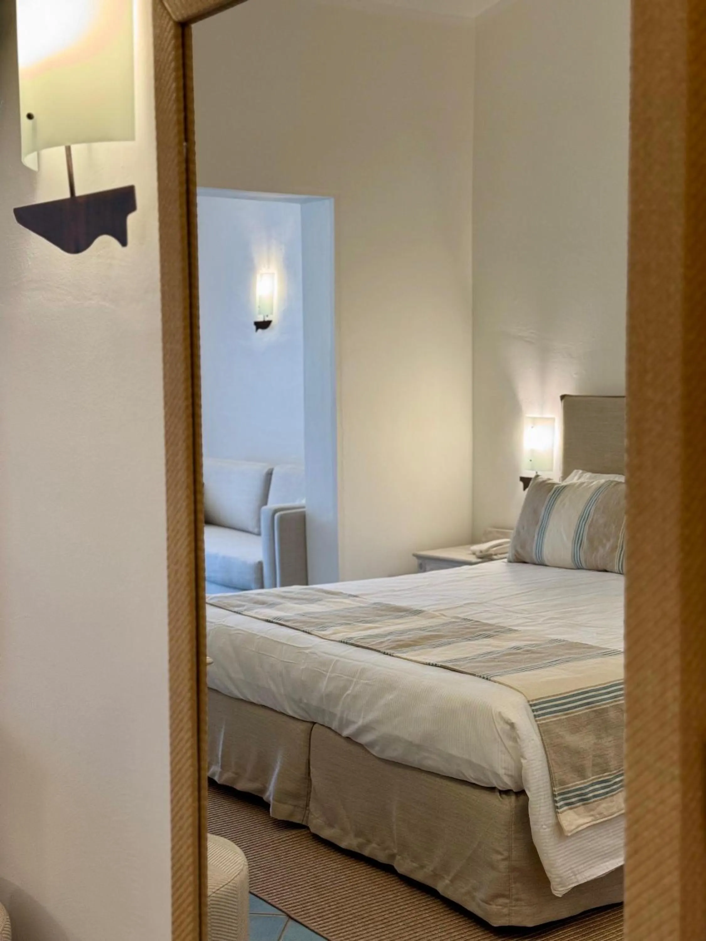 Bed in Hotel Sa Pedra