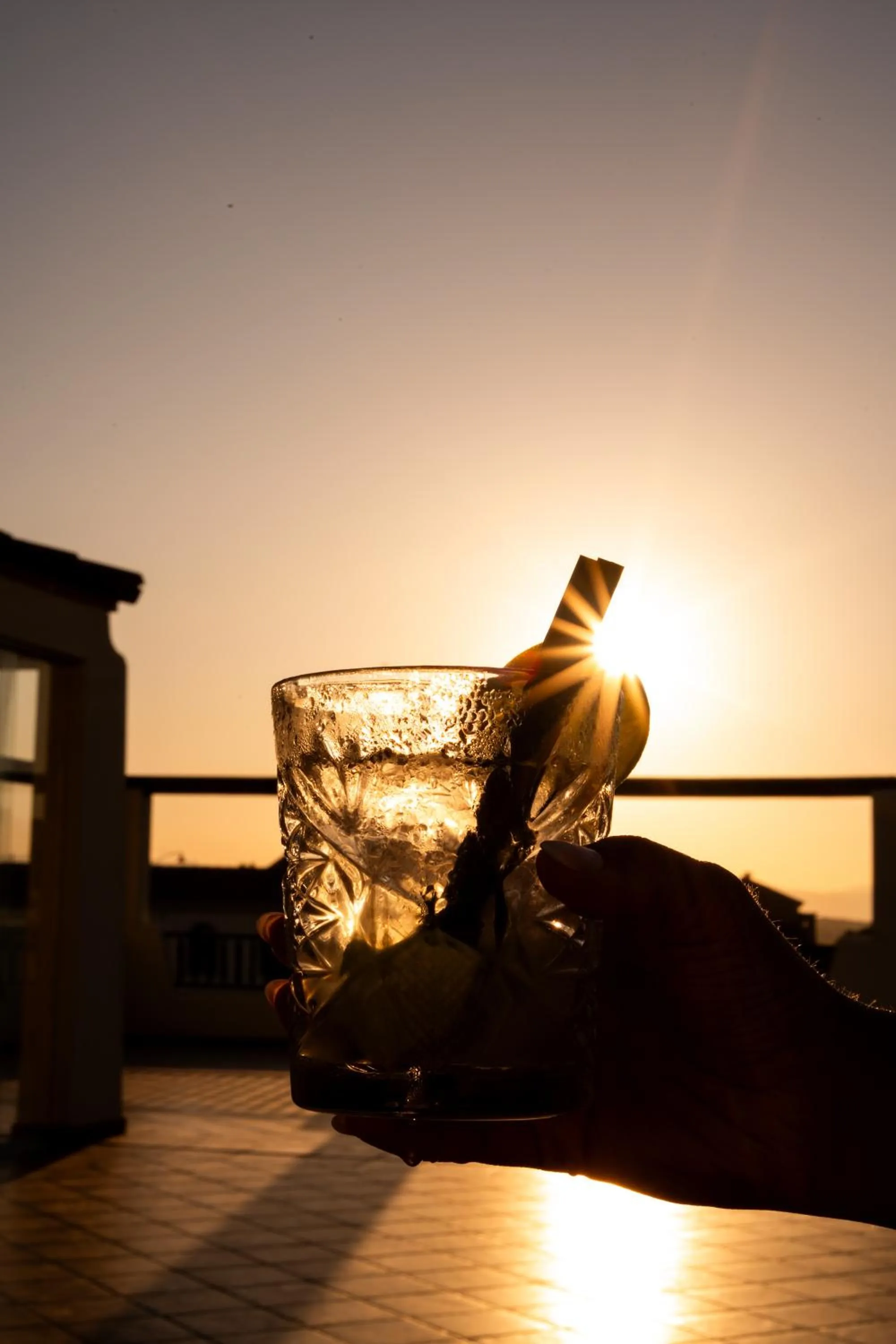 Sunset in Hotel Sa Pedra