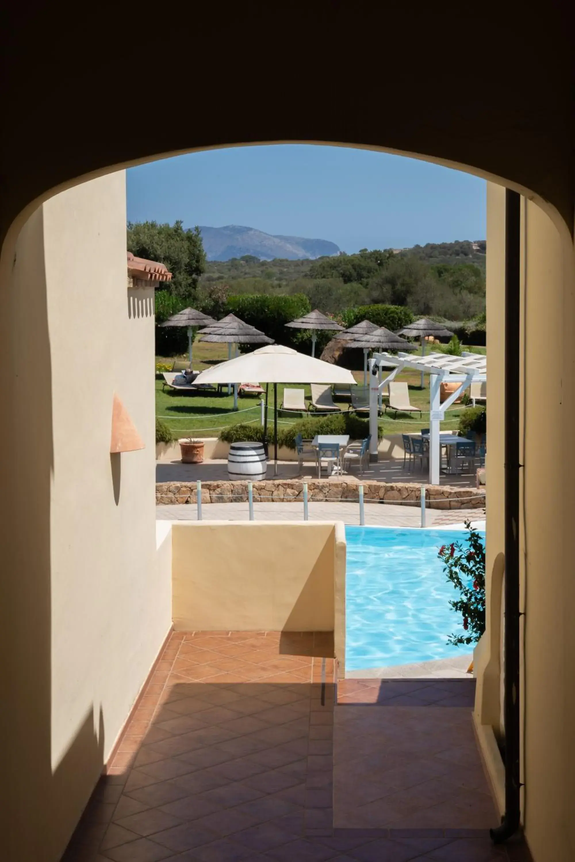 Swimming pool in Hotel Sa Pedra Swimming pool in Hotel Sa Pedra