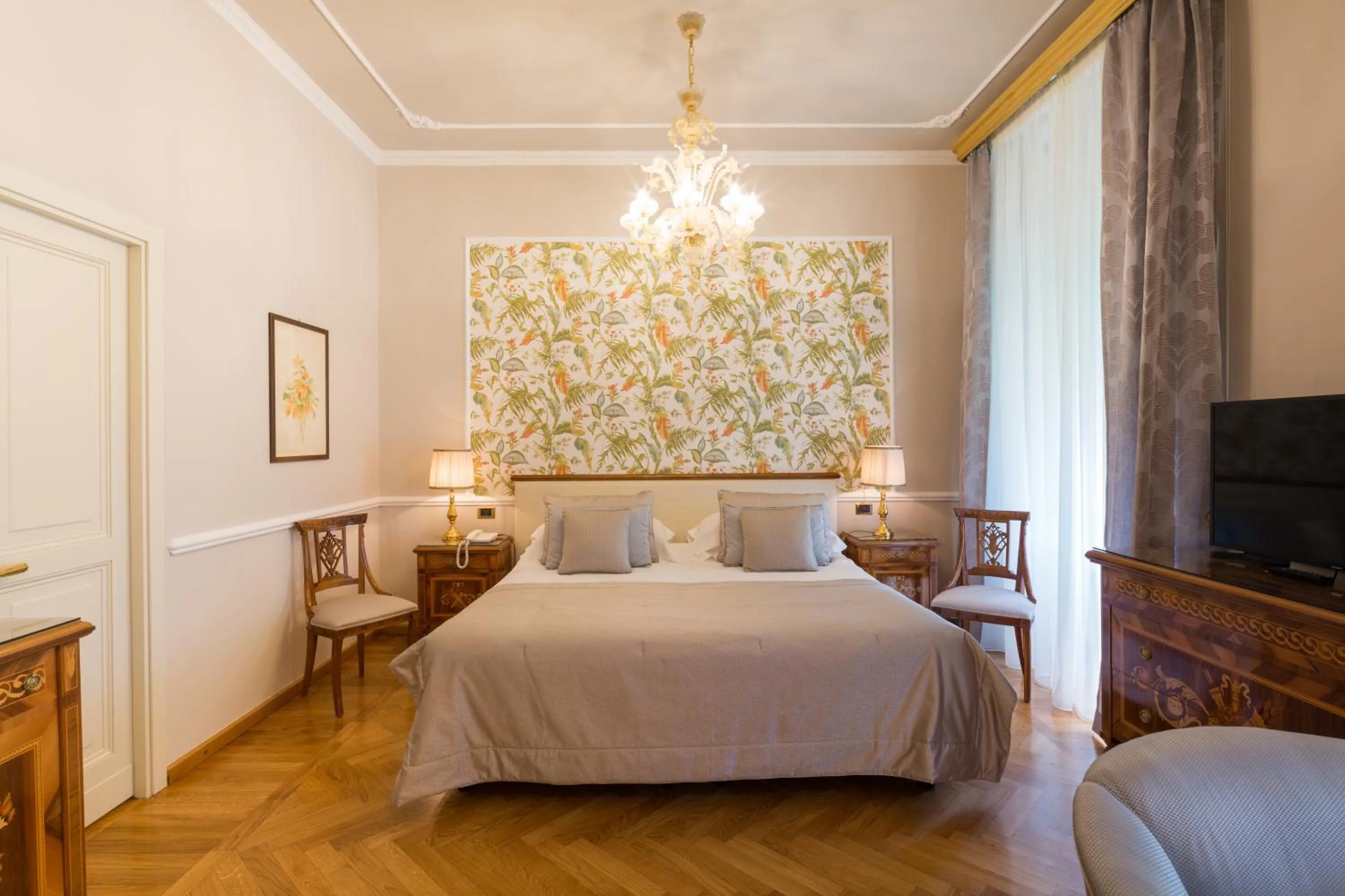 Bed in Imperiale Palace Hotel