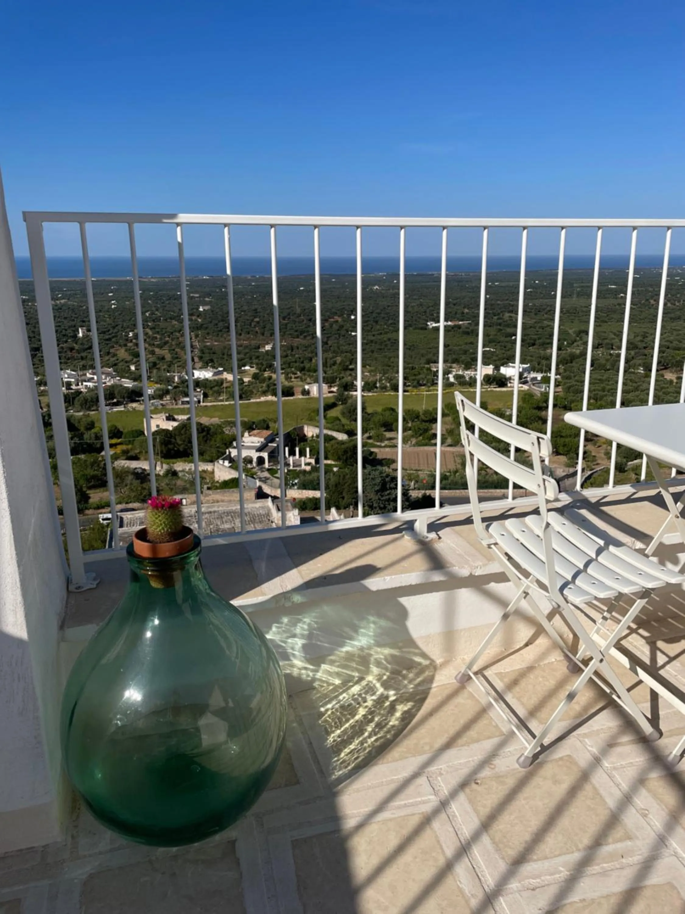 Balcony/Terrace in BELLE HOME OSTUNI vasca vista mare