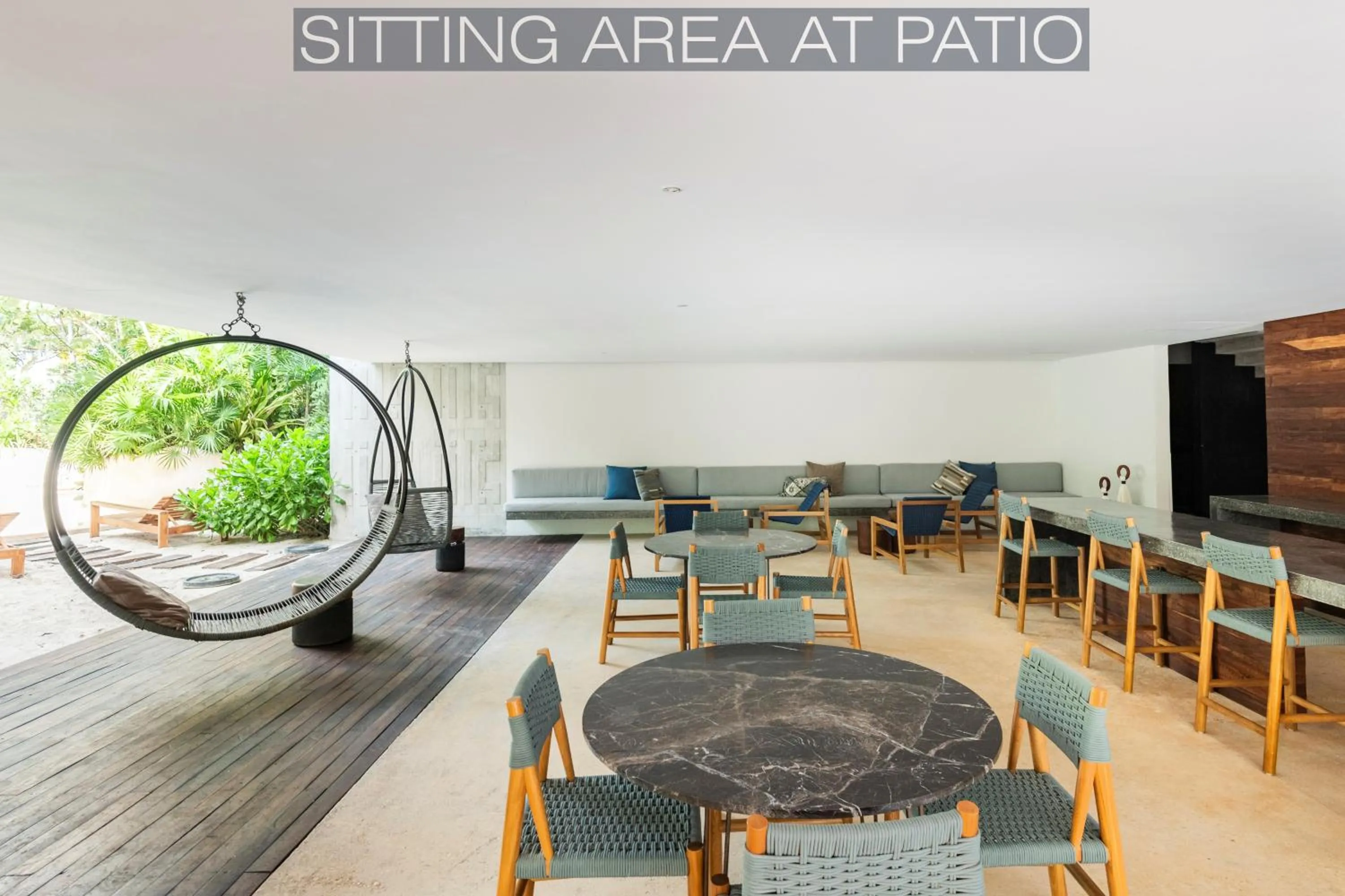 Patio in IIK Tulum Luxury Condo by Spot Rentals
