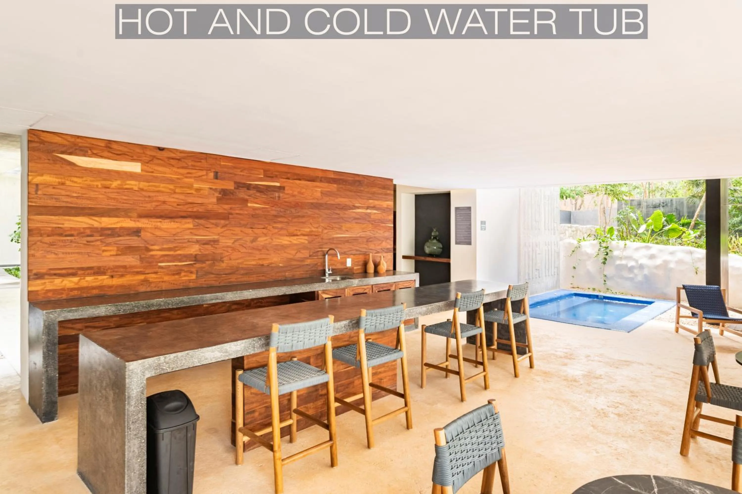 Patio in IIK Tulum Luxury Condo by Spot Rentals