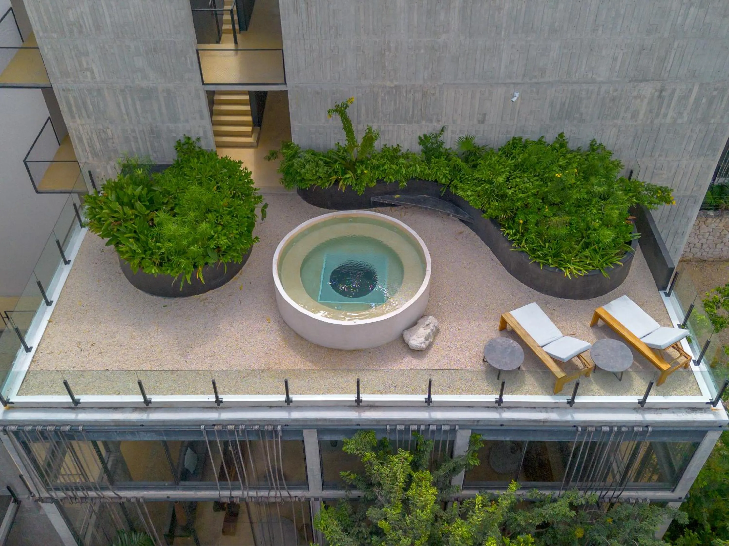 Hot Tub in IIK Tulum Luxury Condo by Spot Rentals