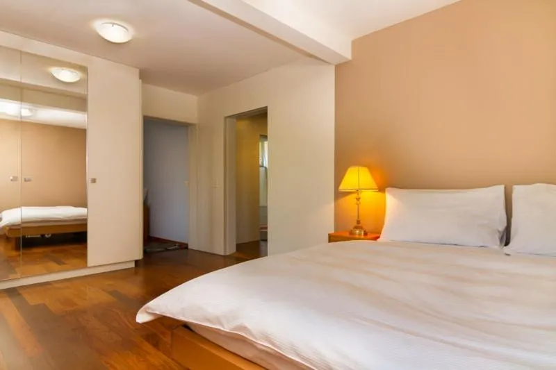 Bed in Hotel Swiss Views