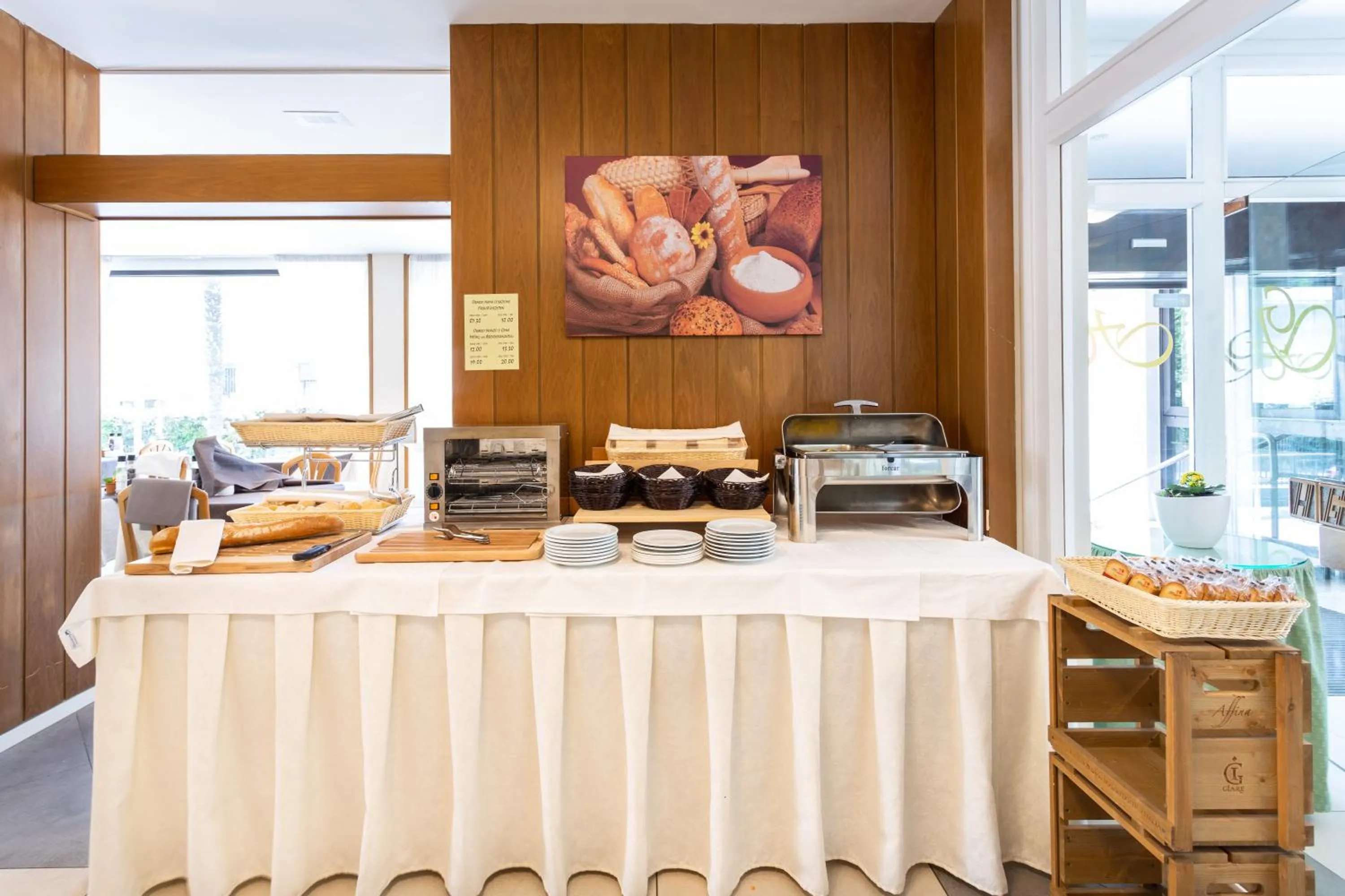 Buffet breakfast in Hotel Gardesana