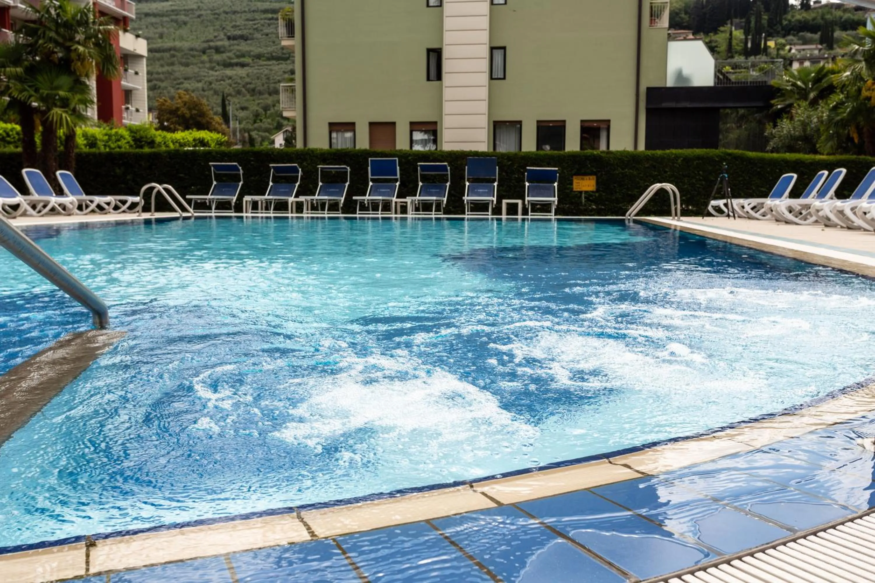 Pool view in Hotel Gardesana
